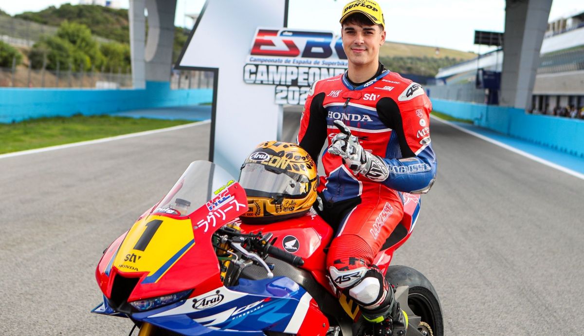 Eduardo Montero, campeón del ESBK Superstock 1000 2024 Eduardo Montero, campeón del ESBK Superstock 1000 2024