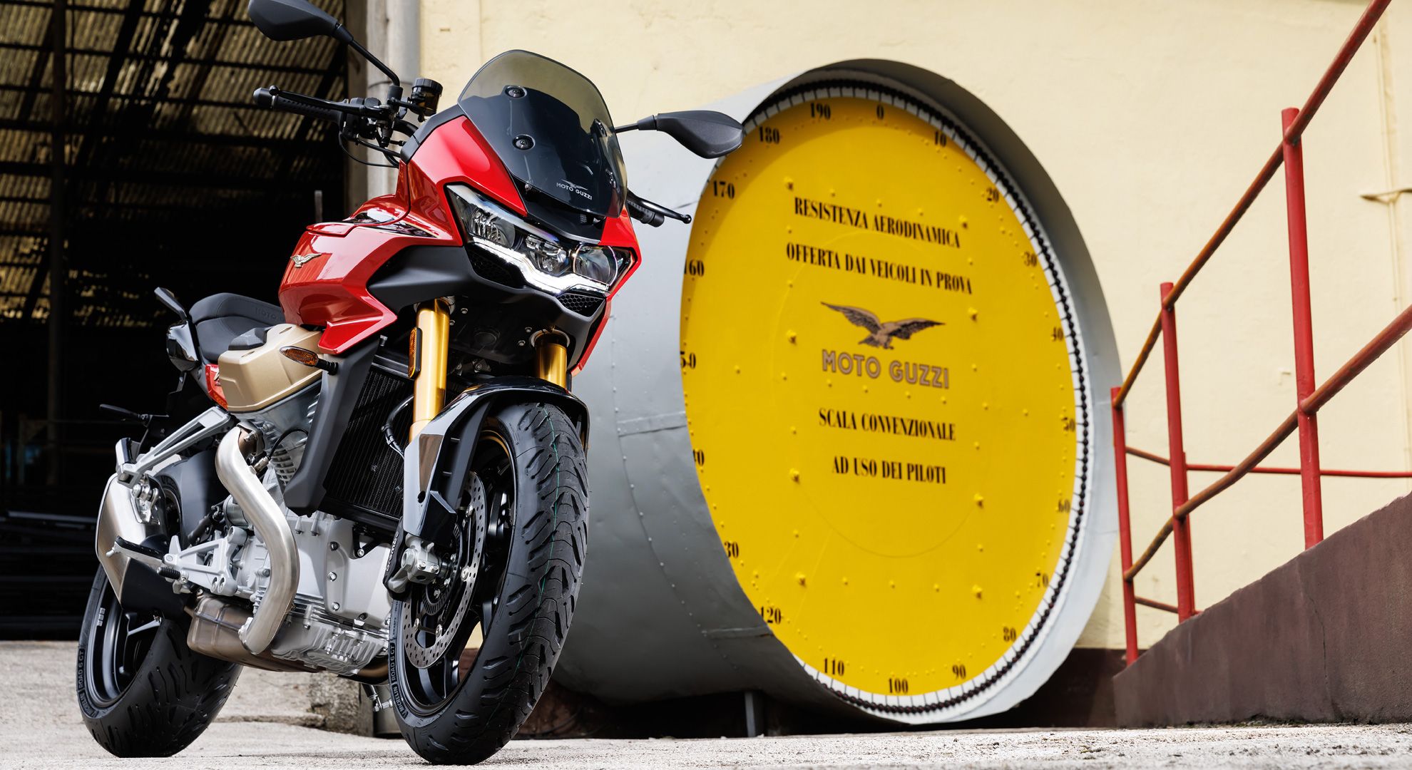 Moto Guzzi V100 Mandello Wind Tunnel