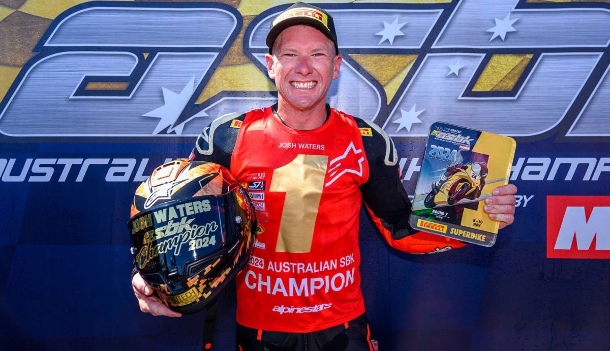 Josh Waters es el campeón del Australian Superbike 2024