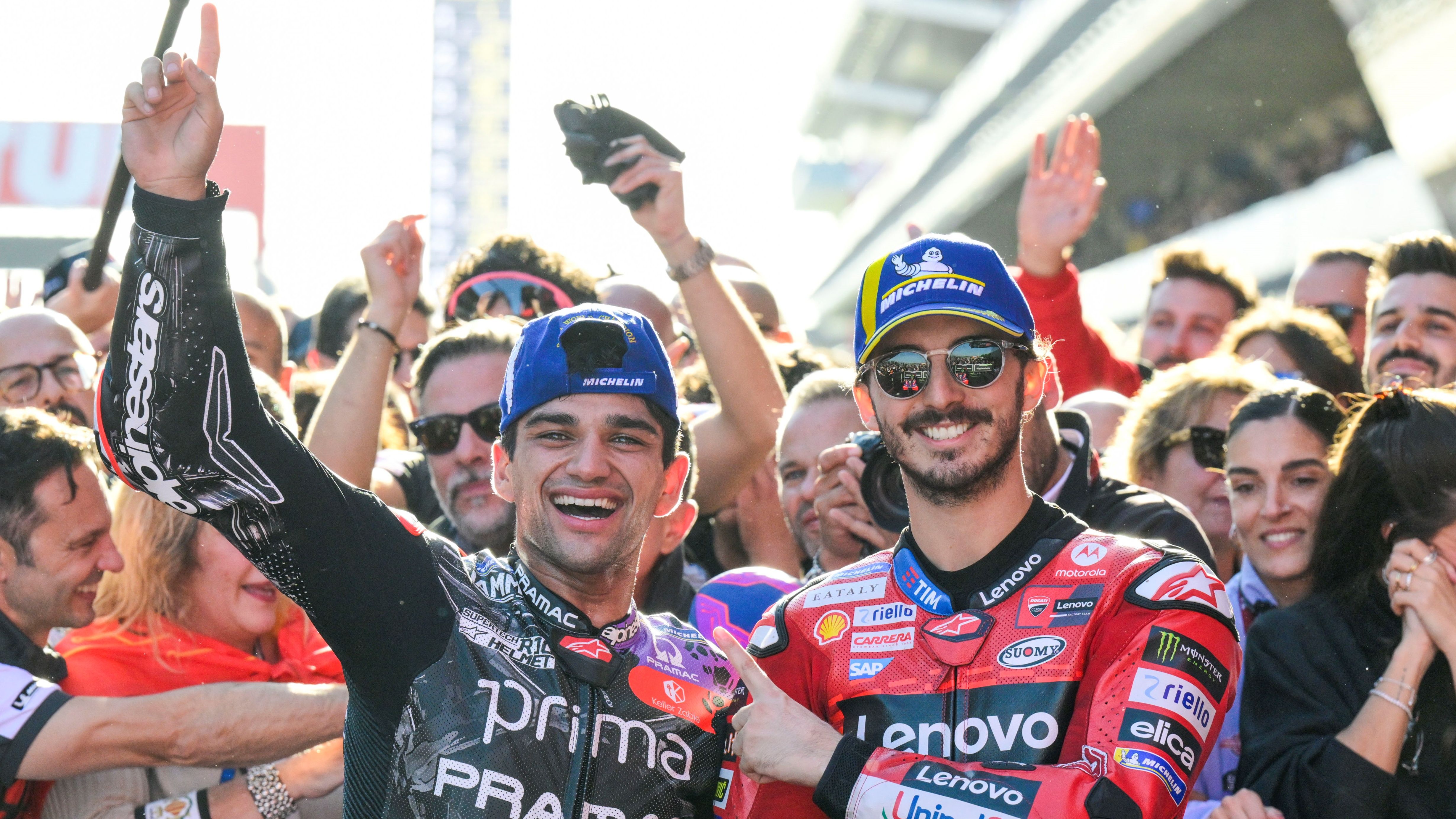 Jorge Martín se corona campeón en la undécima victoria de Pecco Bagnaia en MotoGP 2024