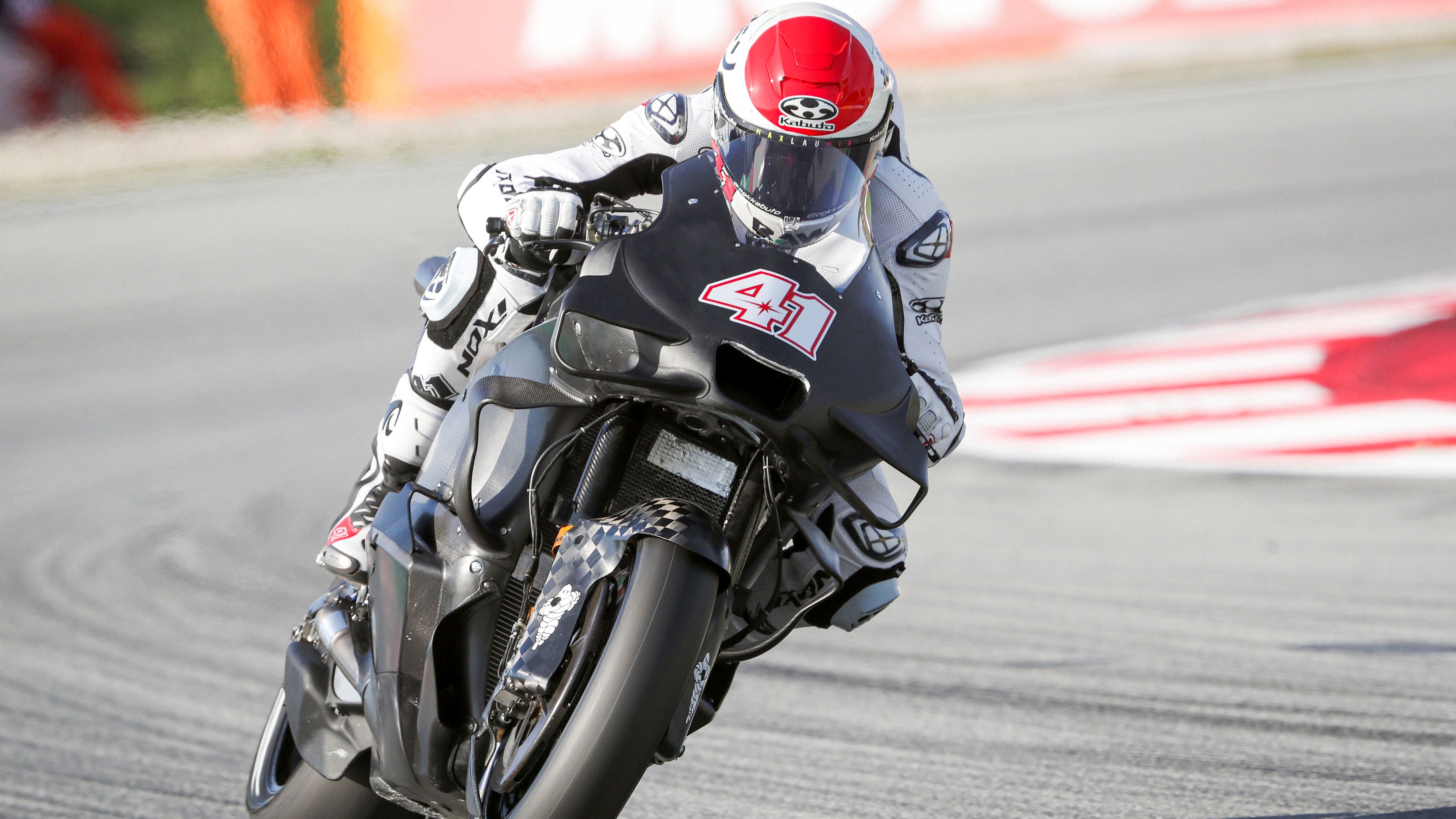 Aleix Espargaró con la Honda, Test Barcelona MotoGP 2025