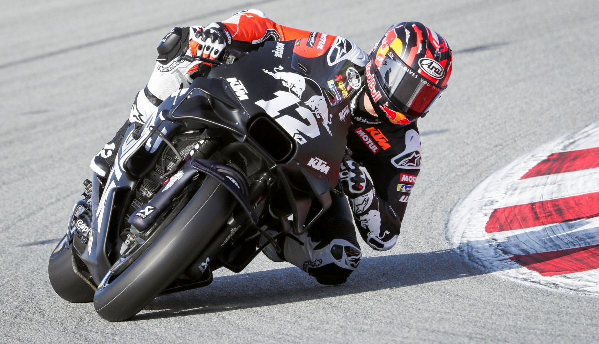 Maverick Viñales con la KTM del Tech3, Test Barcelona MotoGP 2025