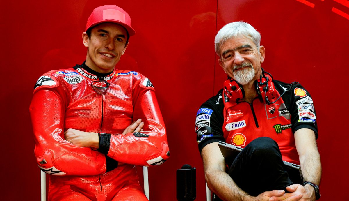 Marc Márquez y Gigi Dall'Igna, Test Barcelona MotoGP 2025