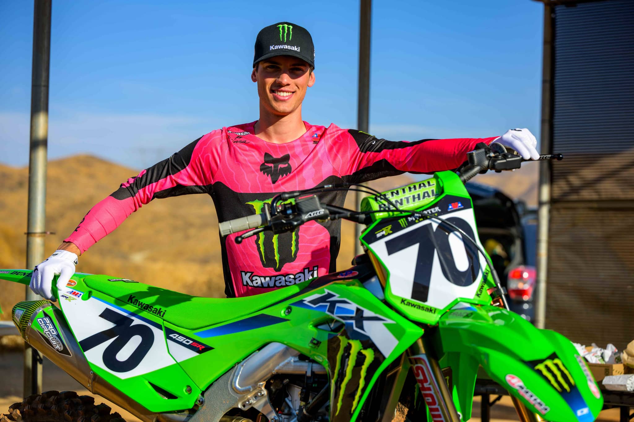Jorge Prado con su nueva montura