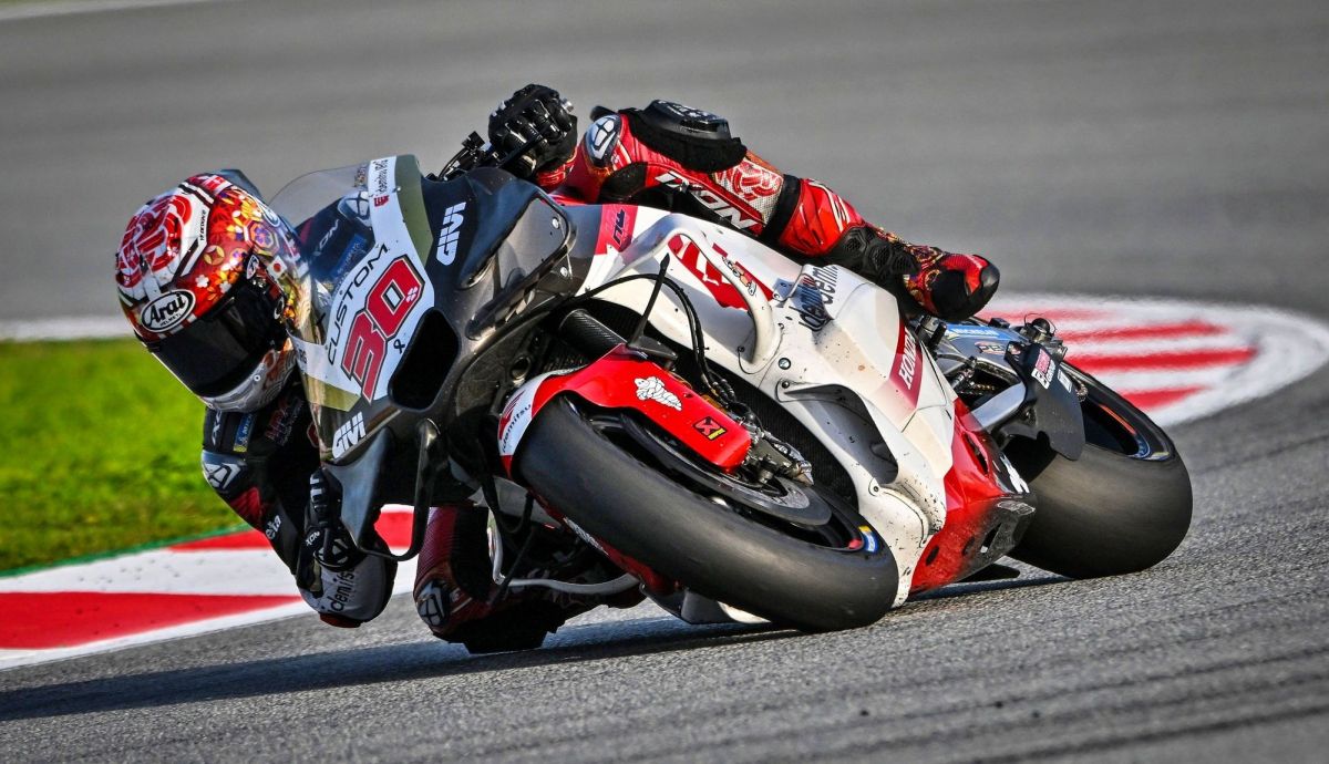 Takaaki Nakagami se despidió de MotoGP en Barcelona Takaaki Nakagami se despidió de MotoGP en Barcelona