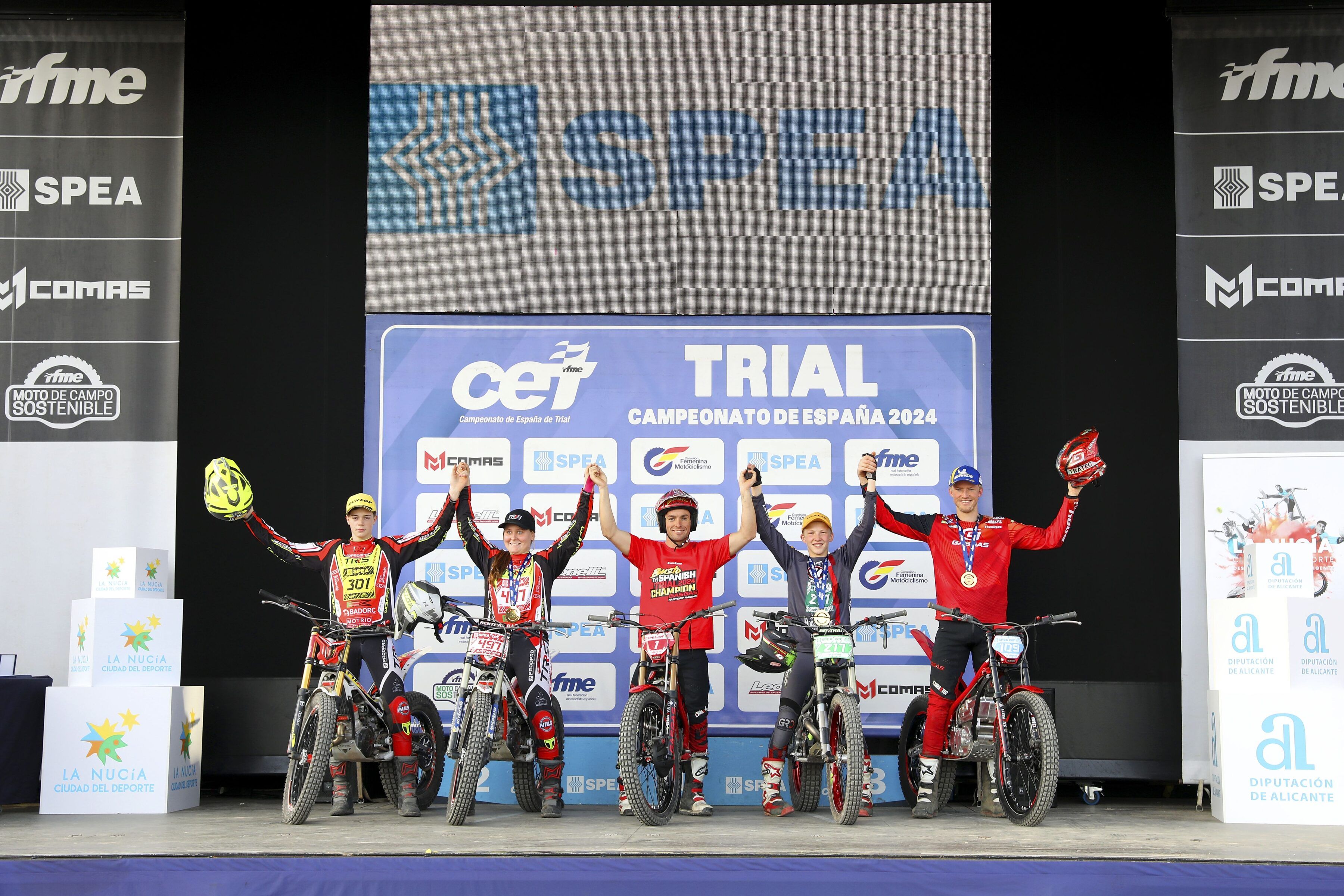 Fotos Trial La Nucía. Campeonato de España de Trial 2024. 