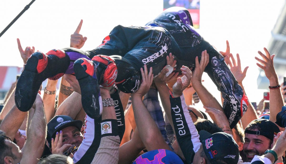 El Pramac Racing festeja el título de Jorge Martín en MotoGP 2024 El Pramac Racing festeja el título de Jorge Martín en MotoGP 2024
