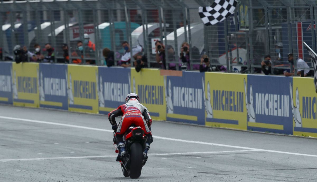 Jorge Martín logró la primera victoria de Pramac en MotoGP en Estiria 2021 Jorge Martín logró la primera victoria de Pramac en MotoGP en Estiria 2021
