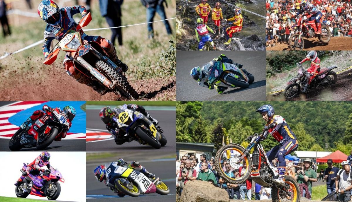Josep García, Toni Bou, TdN masculino, Jorge Prado, Mireia Badia, Héctor Garzó, Ana Carrasco, Adrián Huertas, Jorge Martín y Álvaro Carpe son los campeones mundiales de España en 2024