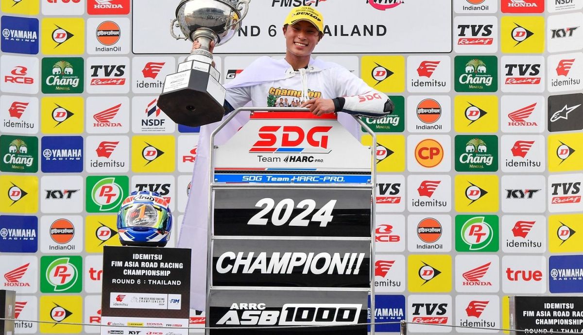 Yuki Kunii es el campeón del Asia Superbike 1000cc 2024