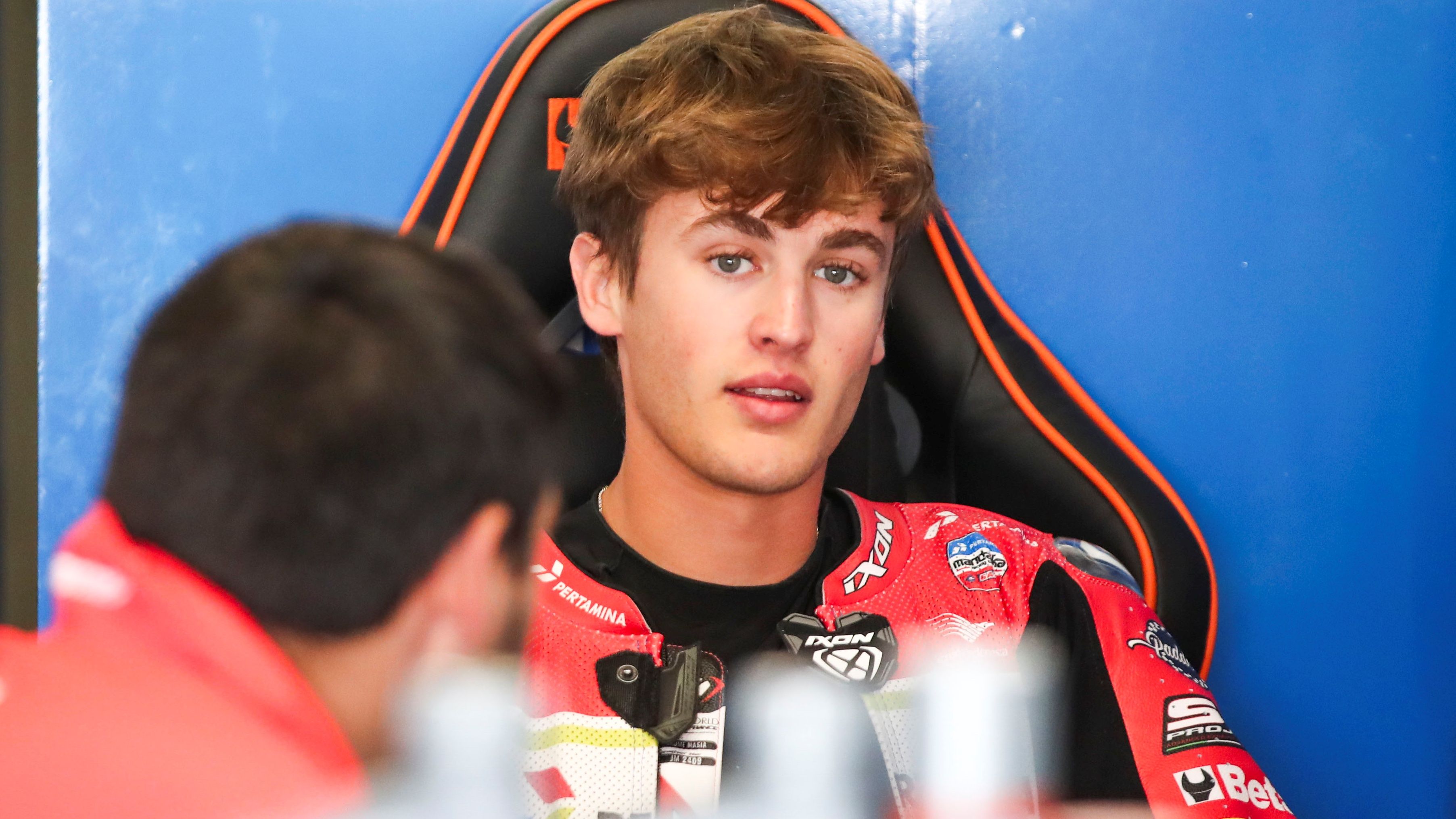 Jaume Masià con el Gas Up Racing Team a comienzo de Moto2 2024