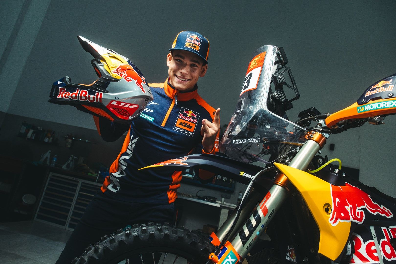 Fotos Edgard Canet piloto Red Bull KTM Factory Racing