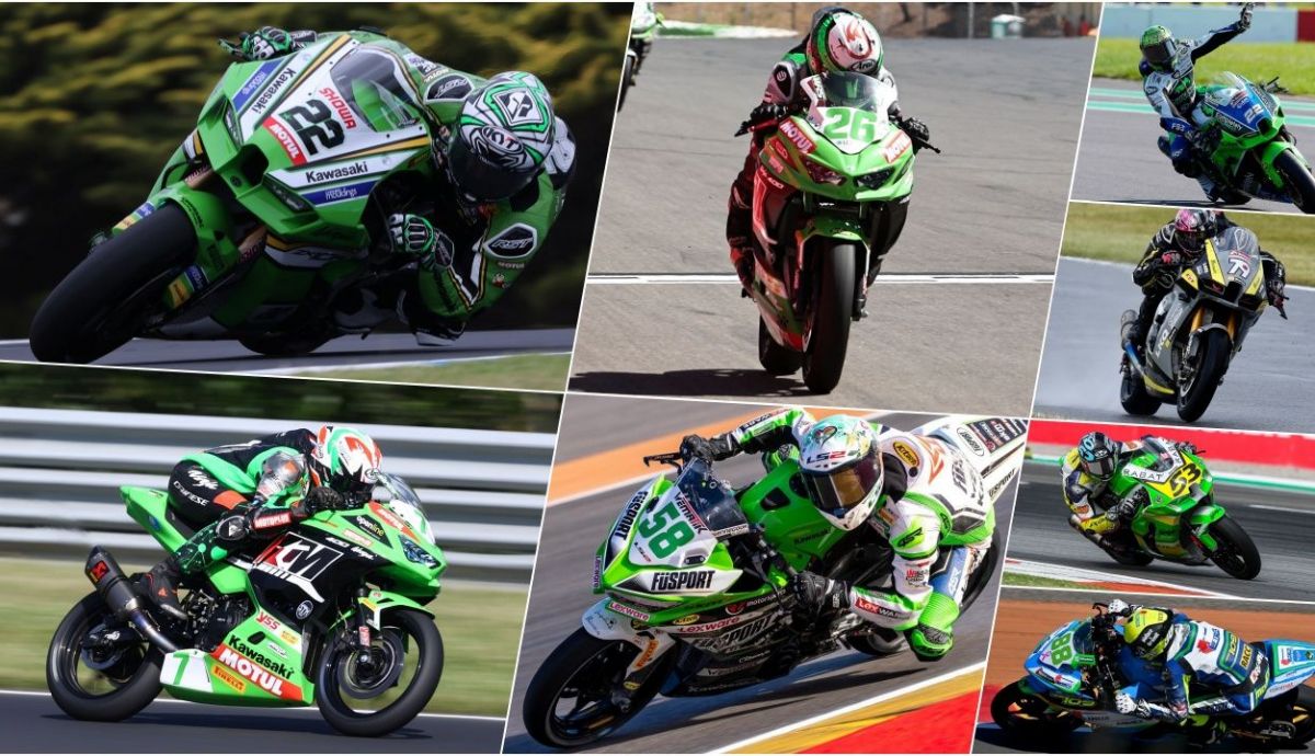Alex Lowes, Mirko Genai, Loris Veneman, Íñigo Iglesias, Jason O'Halloran, Storm Stacey, Tito Rabat y Daniel Mogeda han brillado en velocidad con Kawasaki en 2024
