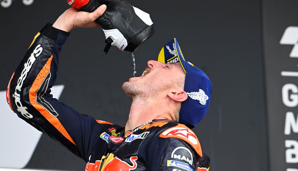 Jack Miller logró su único podio con KTM en Jerez 2023 Jack Miller logró su único podio con KTM en Jerez 2023