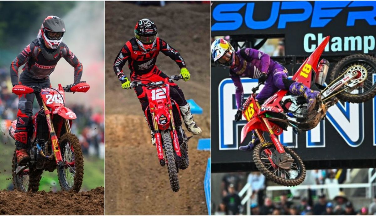 Tim Gajser, Shane McElrath y Jett Lawrence han sido protagonistas en MX con Honda en 2024