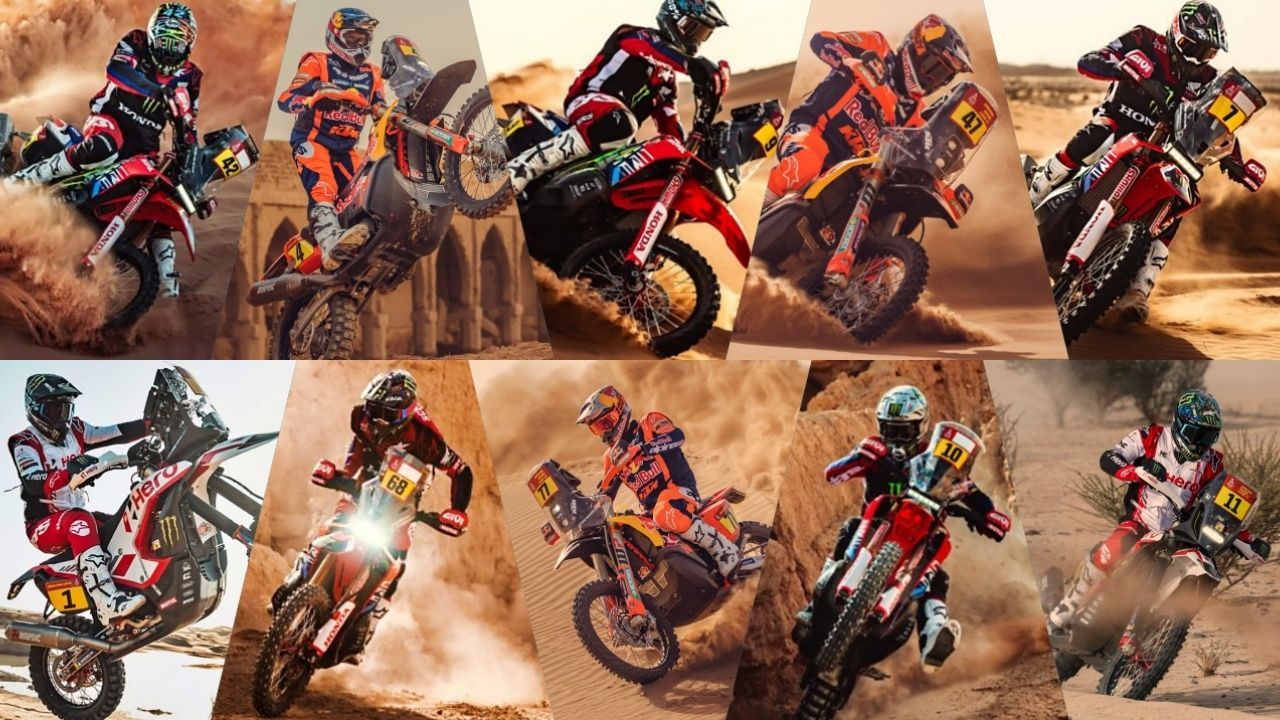 Los 10 grandes favoritos al Dakar 2025 en moto
