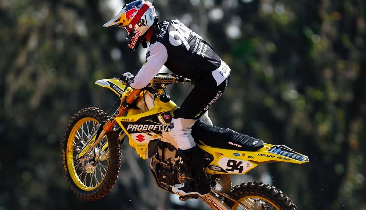 Ken Roczen sobre la Suzuki