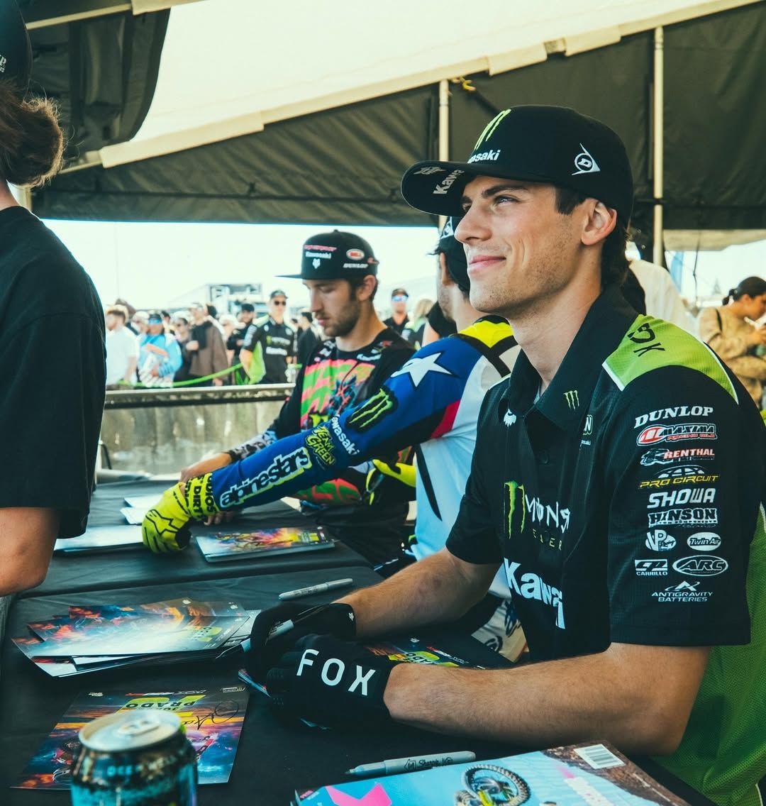 Jorge Prado durante el Press Day del AMA Supercross