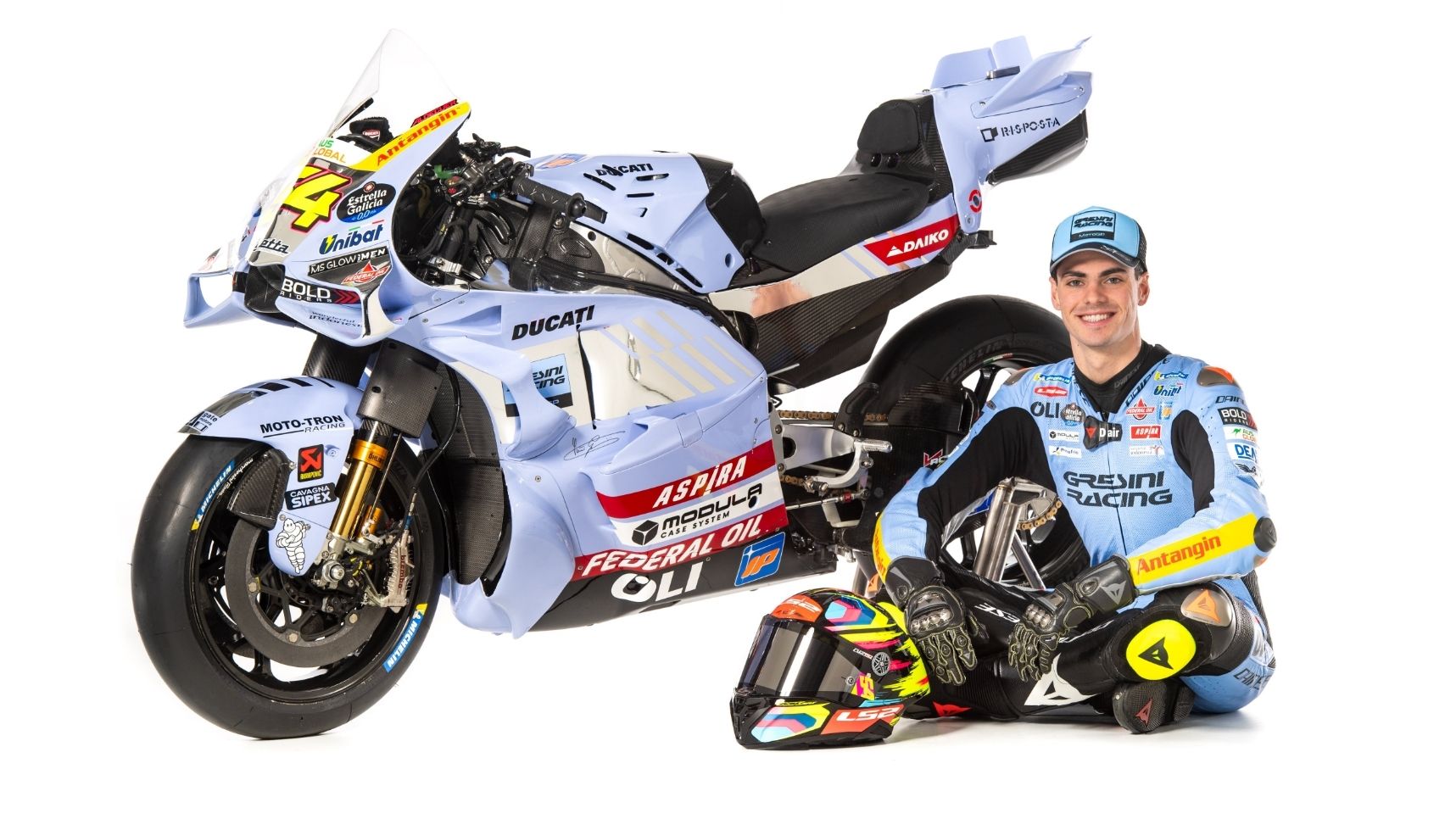Ducati Desmosedici GP24 Gresini MotoGP 2025 Álex Márquez Fermín Aldeguer 17