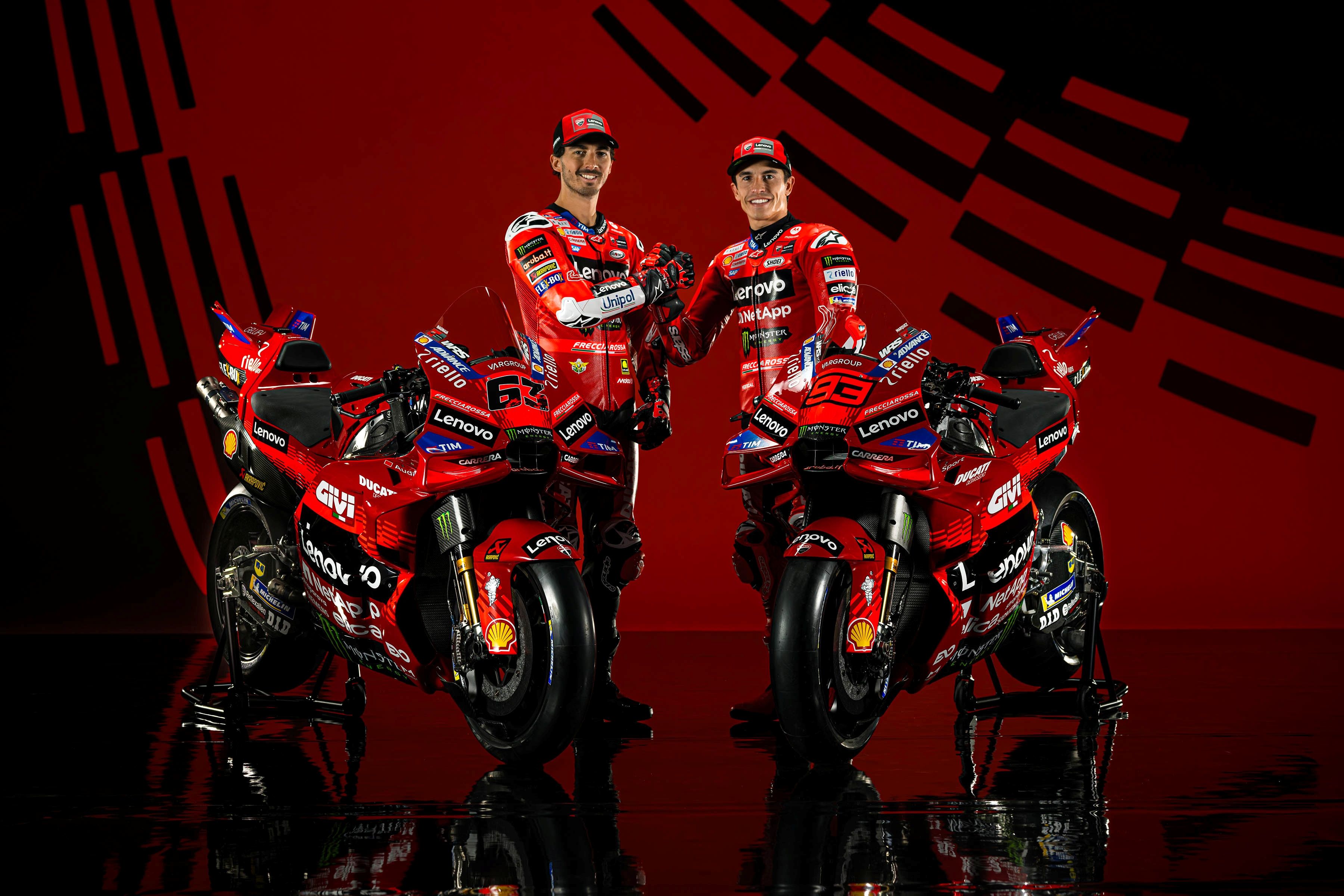 Ducati Desmosedici GP25 Lenovo MotoGP 2025 Pecco Bagnaia Marc Márquez 09