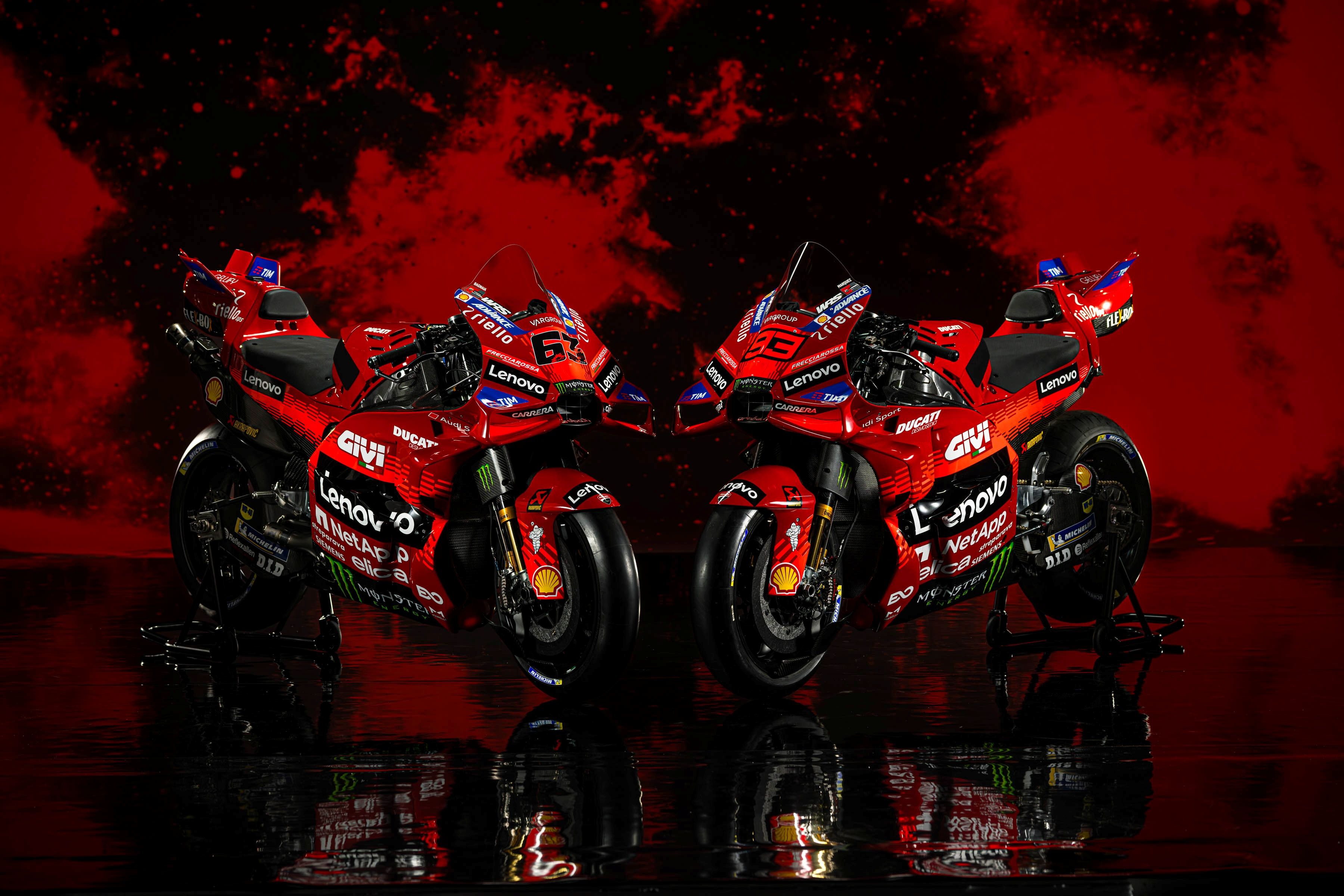 Ducati Desmosedici GP25 Lenovo MotoGP 2025 Pecco Bagnaia Marc Márquez 26