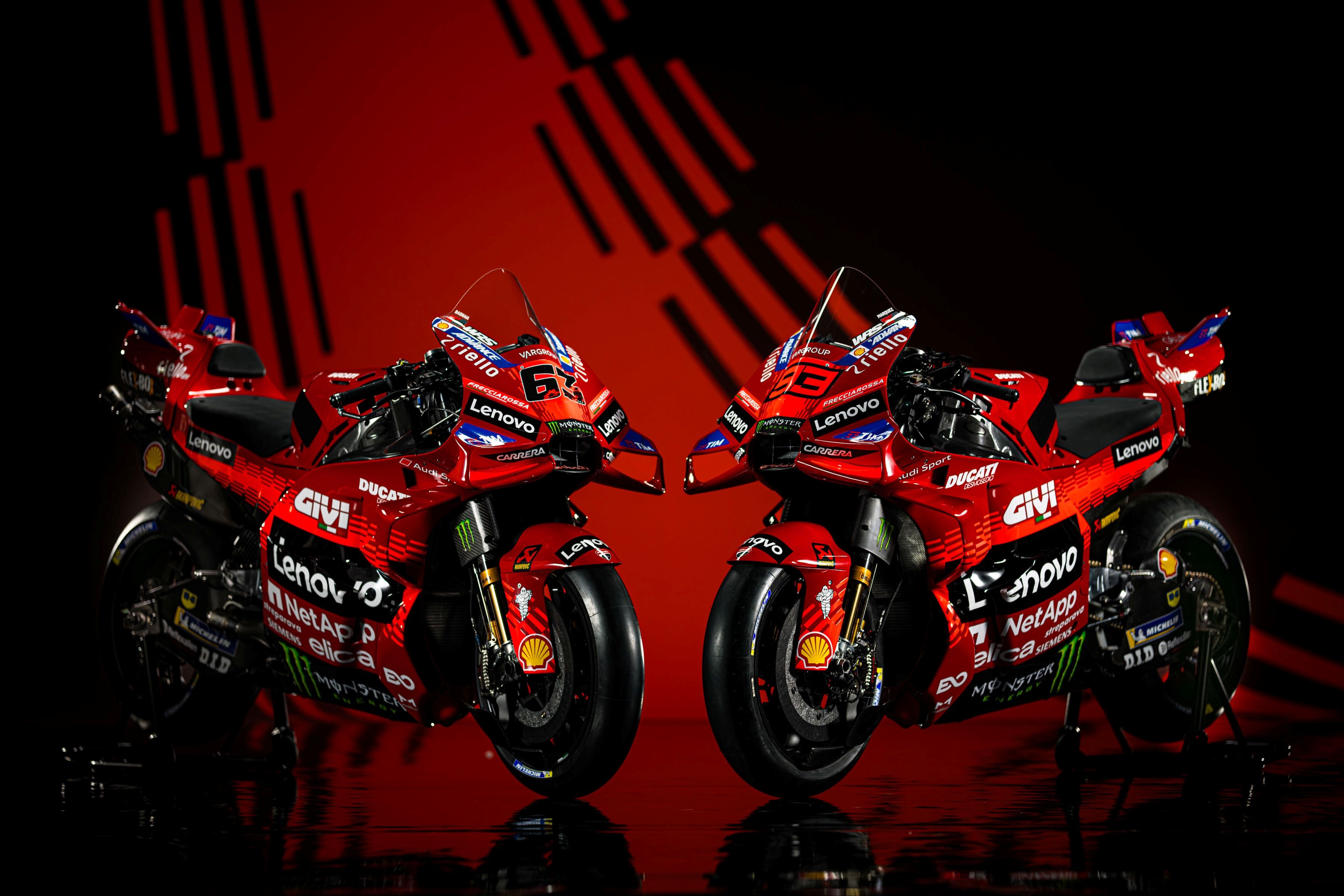 Ducati Desmosedici GP25 Lenovo MotoGP 2025 Pecco Bagnaia Marc Márquez 27