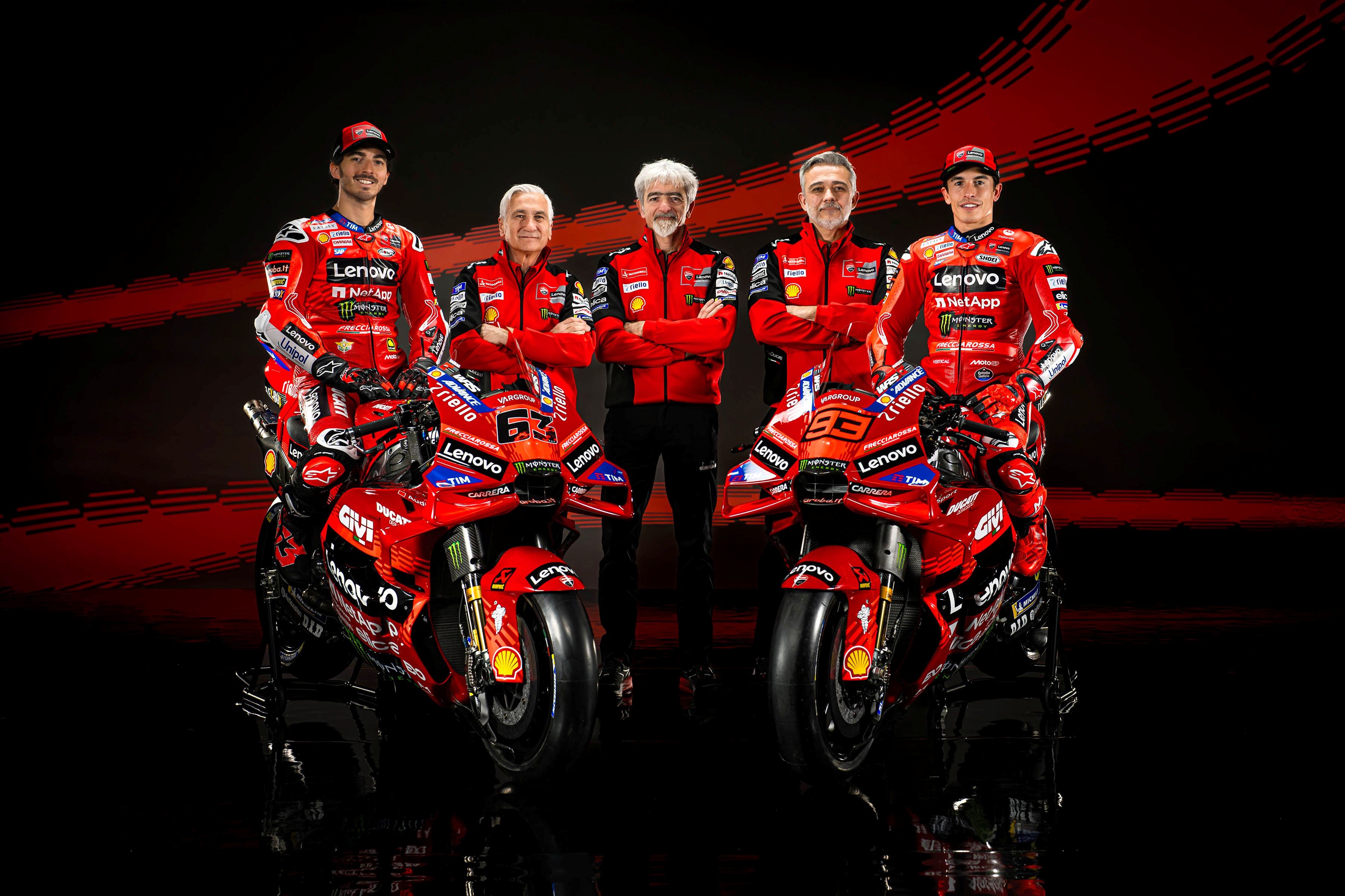 Ducati Desmosedici GP25 Lenovo MotoGP 2025 Pecco Bagnaia Marc Márquez 50
