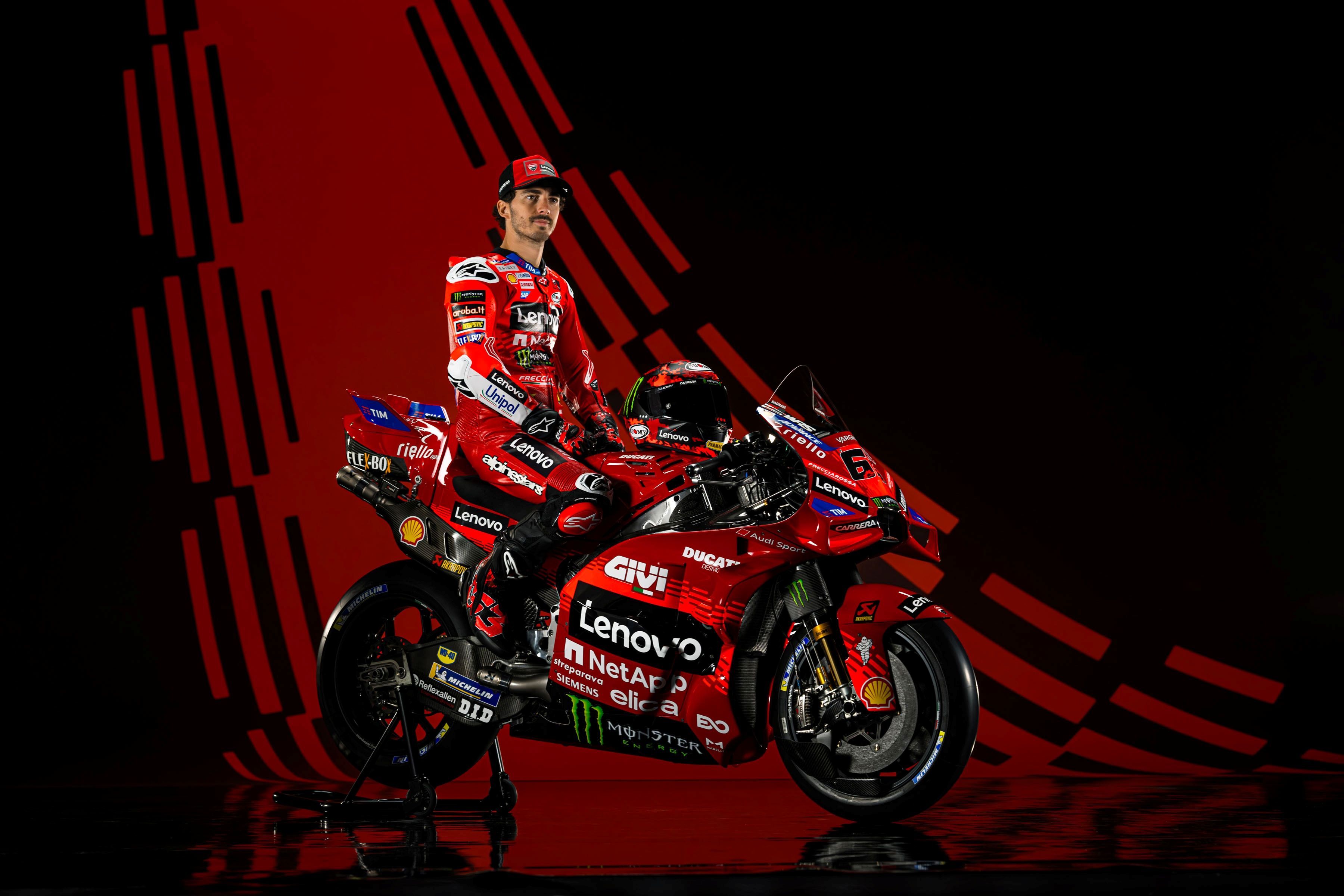 Ducati Desmosedici GP25 Lenovo MotoGP 2025 Pecco Bagnaia Marc Márquez 58