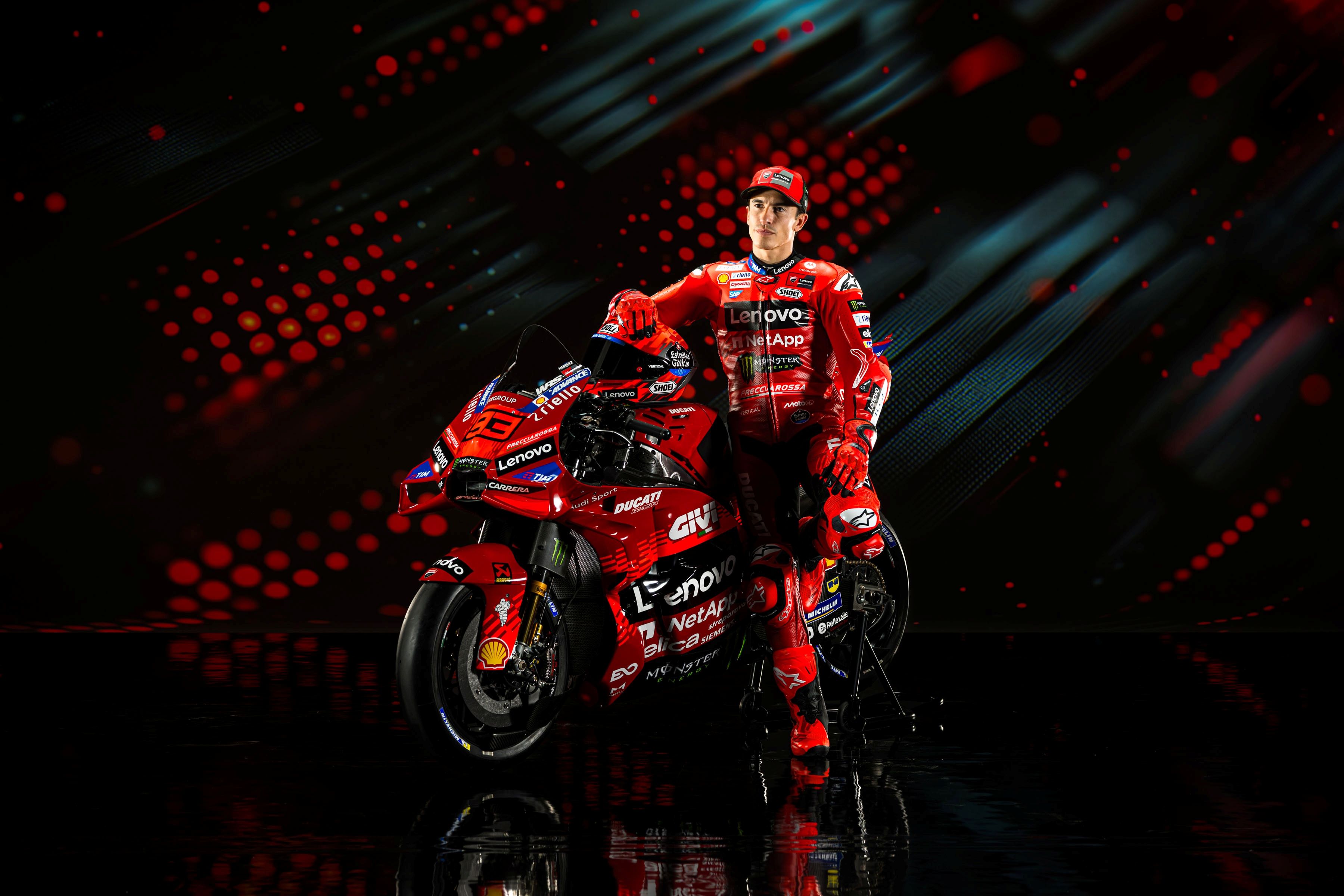 Ducati Desmosedici GP25 Lenovo MotoGP 2025 Pecco Bagnaia Marc Márquez 78