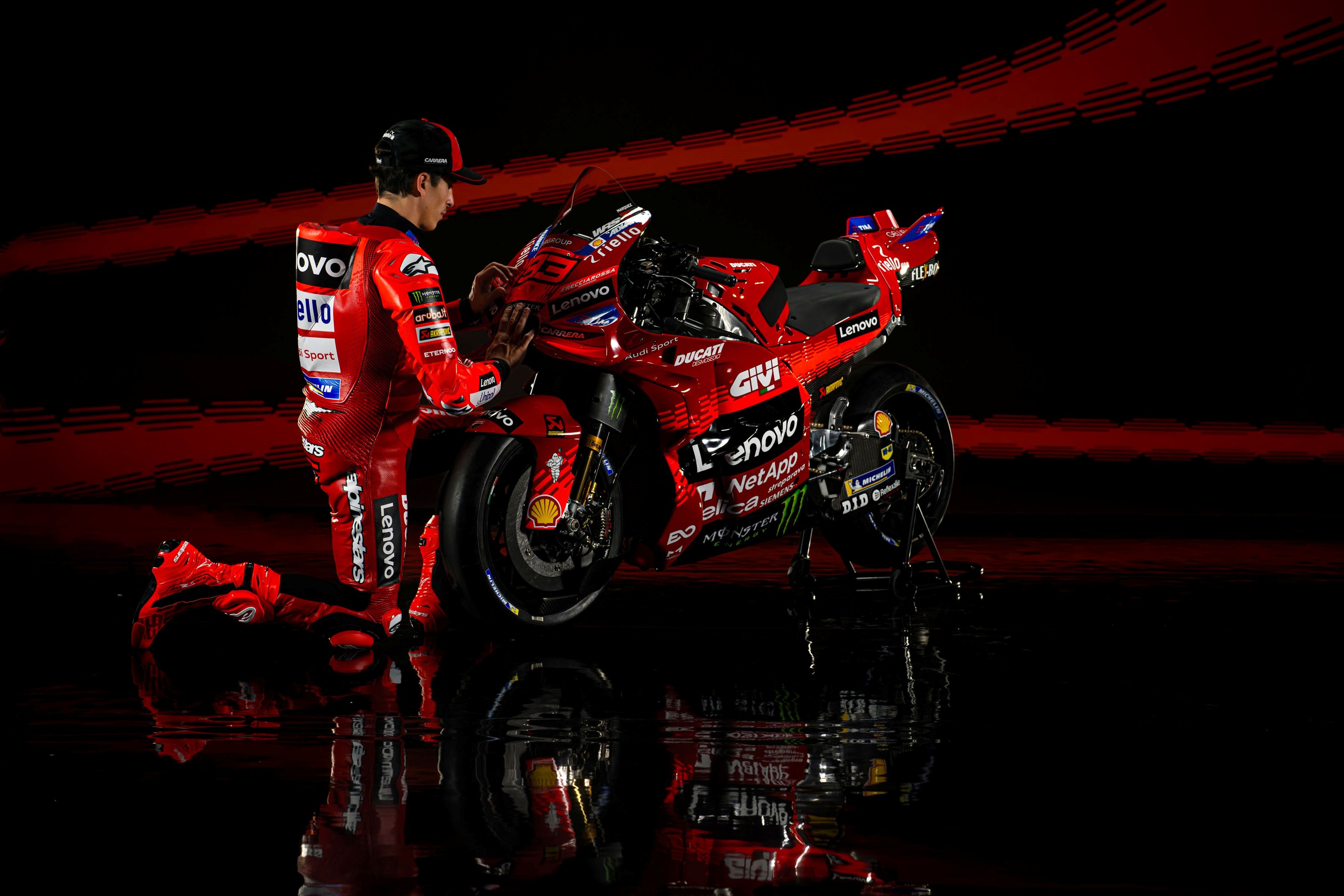 Ducati Desmosedici GP25 Lenovo MotoGP 2025 Pecco Bagnaia Marc Márquez 80