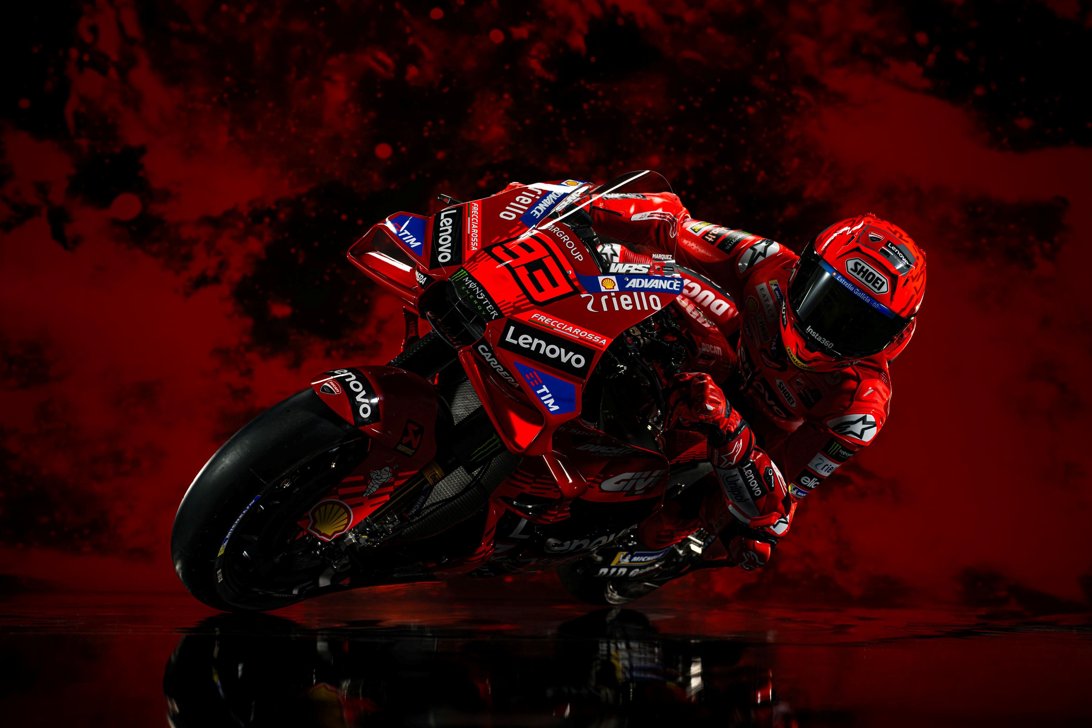 Ducati Desmosedici GP25 Lenovo MotoGP 2025 Pecco Bagnaia Marc Márquez 83