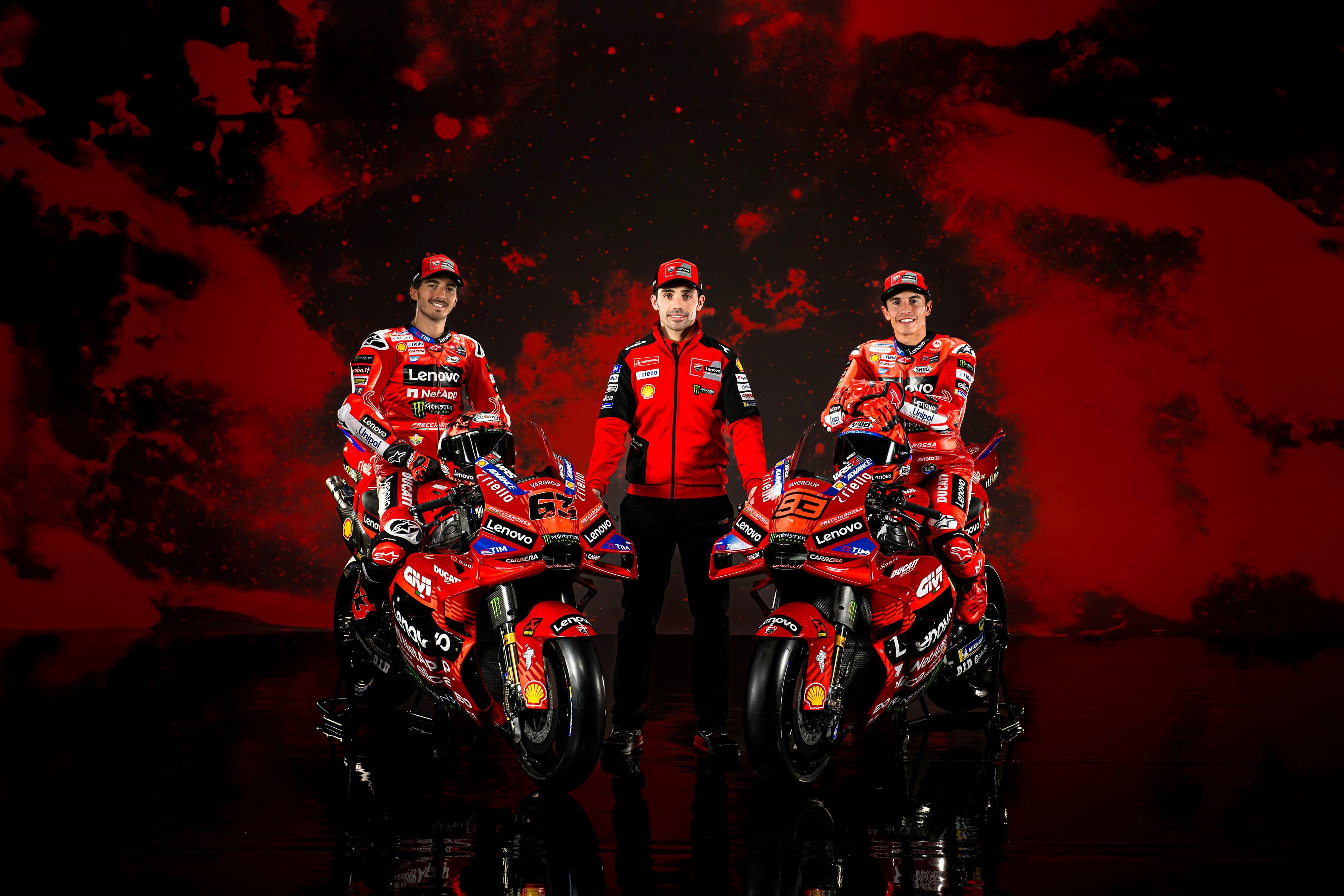 Ducati Desmosedici GP25 Lenovo MotoGP 2025 Pecco Bagnaia Marc Márquez 87