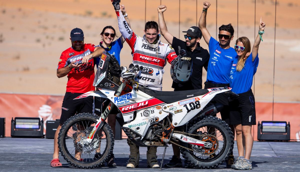 Marc Calmet logró llevar a Rieju al final del Dakar 2025 Marc Calmet logró llevar a Rieju al final del Dakar 2025