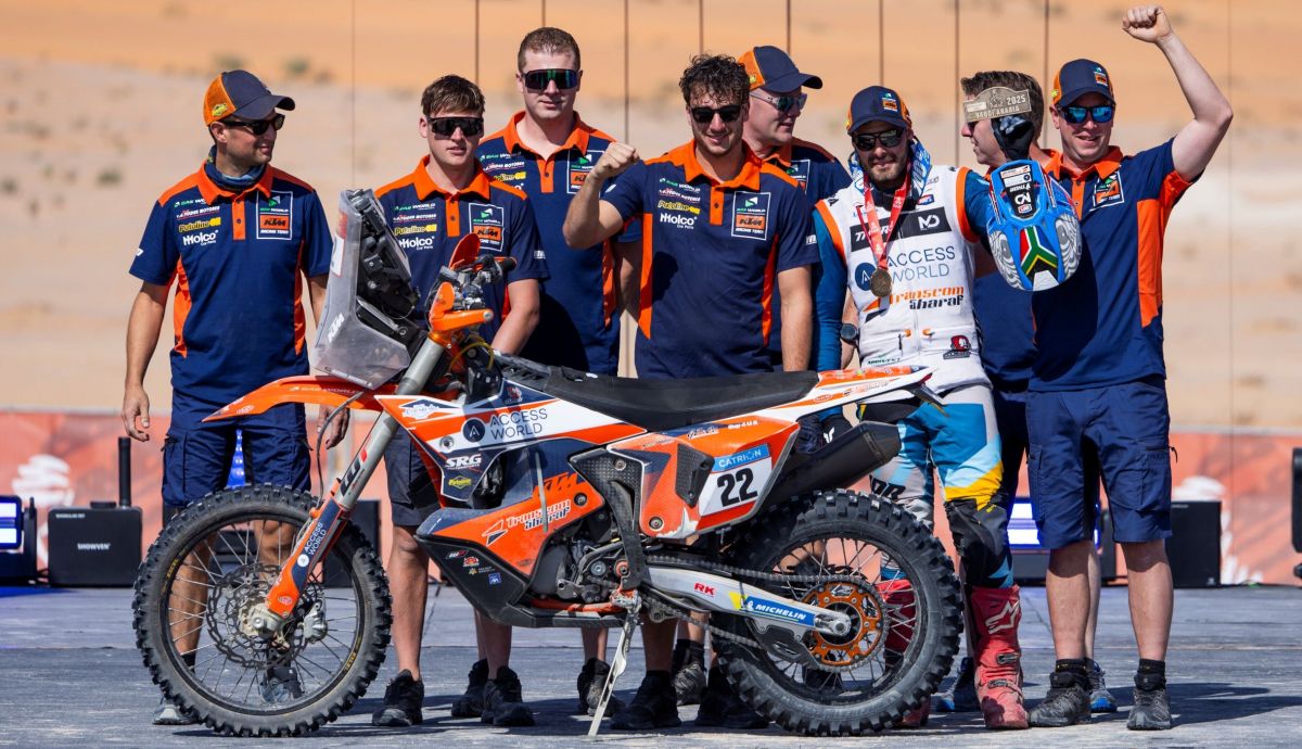 Michael Docherty ha logrado dos etapas con KTM en el Dakar 2025 Michael Docherty ha logrado dos etapas con KTM en el Dakar 2025
