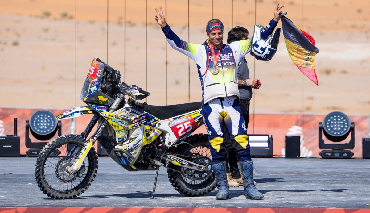 Jerome Martiny ha sido la mejor Husqvarna en el Dakar 2025, rozando el podio en Original Jerome Martiny ha sido la mejor Husqvarna en el Dakar 2025, rozando el podio en Original