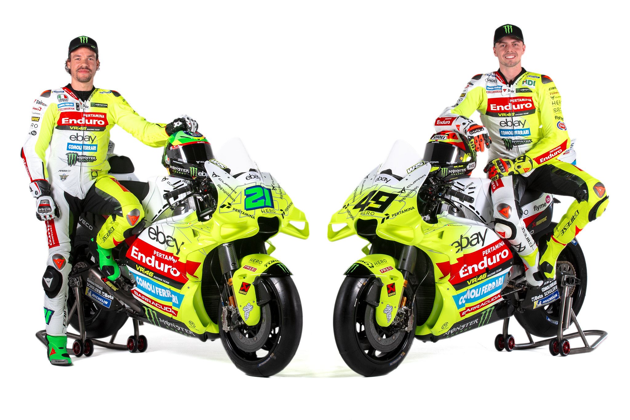 Ducati Desmosedici GP25 24 VR46 Fabio Di Giannantonio Franco Morbidelli 18