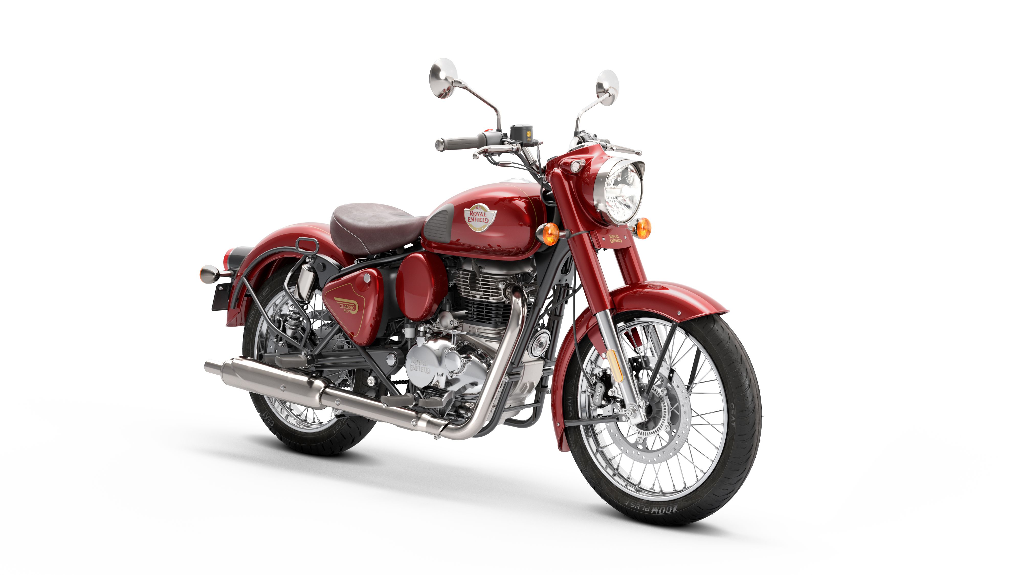 Royal Enfield Classic350 perfil MadrasRed RHS F3Q EU