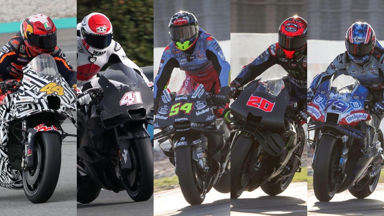 Las cinco marcas estarán presentes en el Shakedown Test de MotoGP 2025