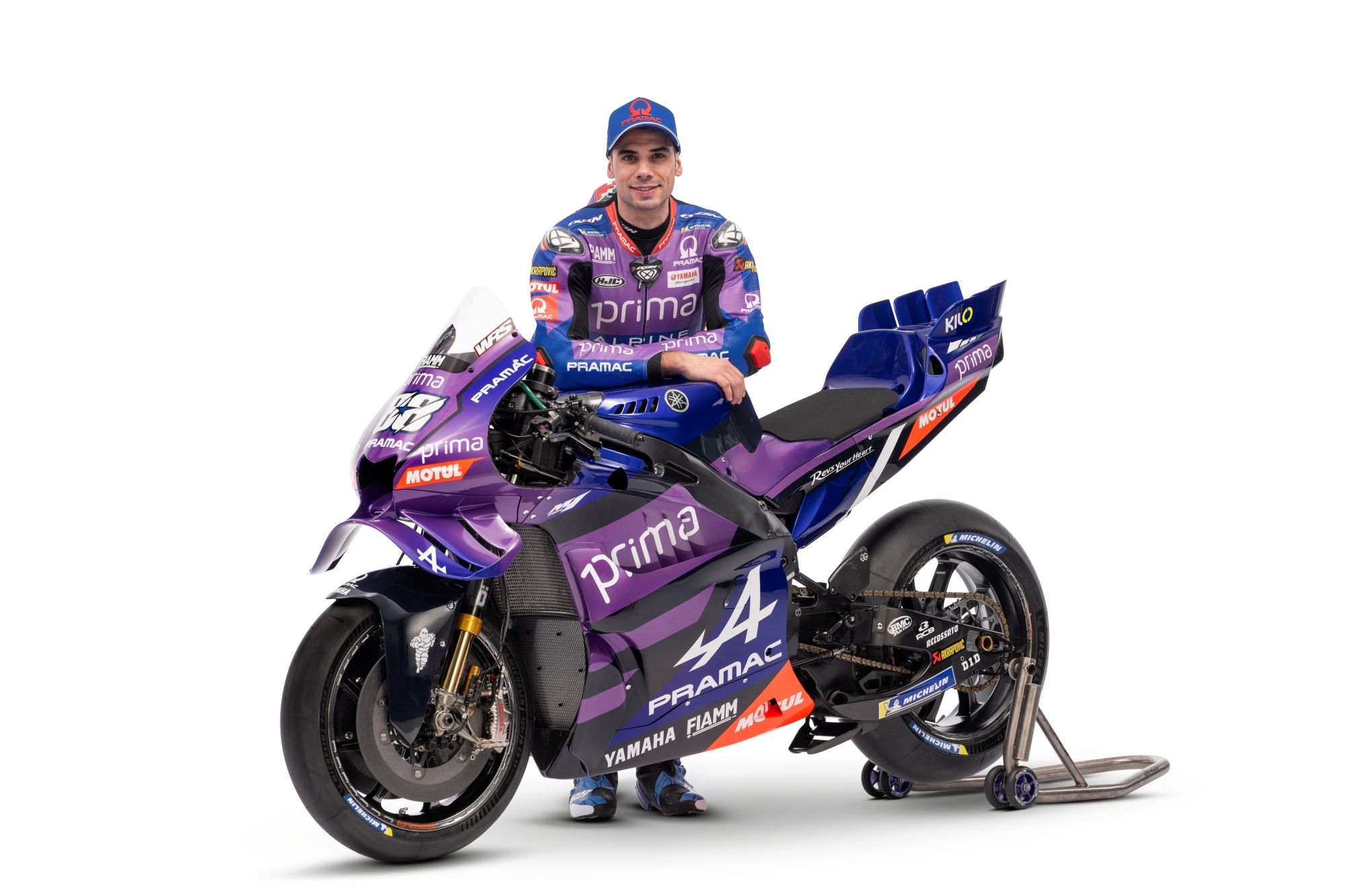 Yamaha YZR M1 Prima Pramac MotoGP 2025 Jack Miller Miguel Oliveira 05