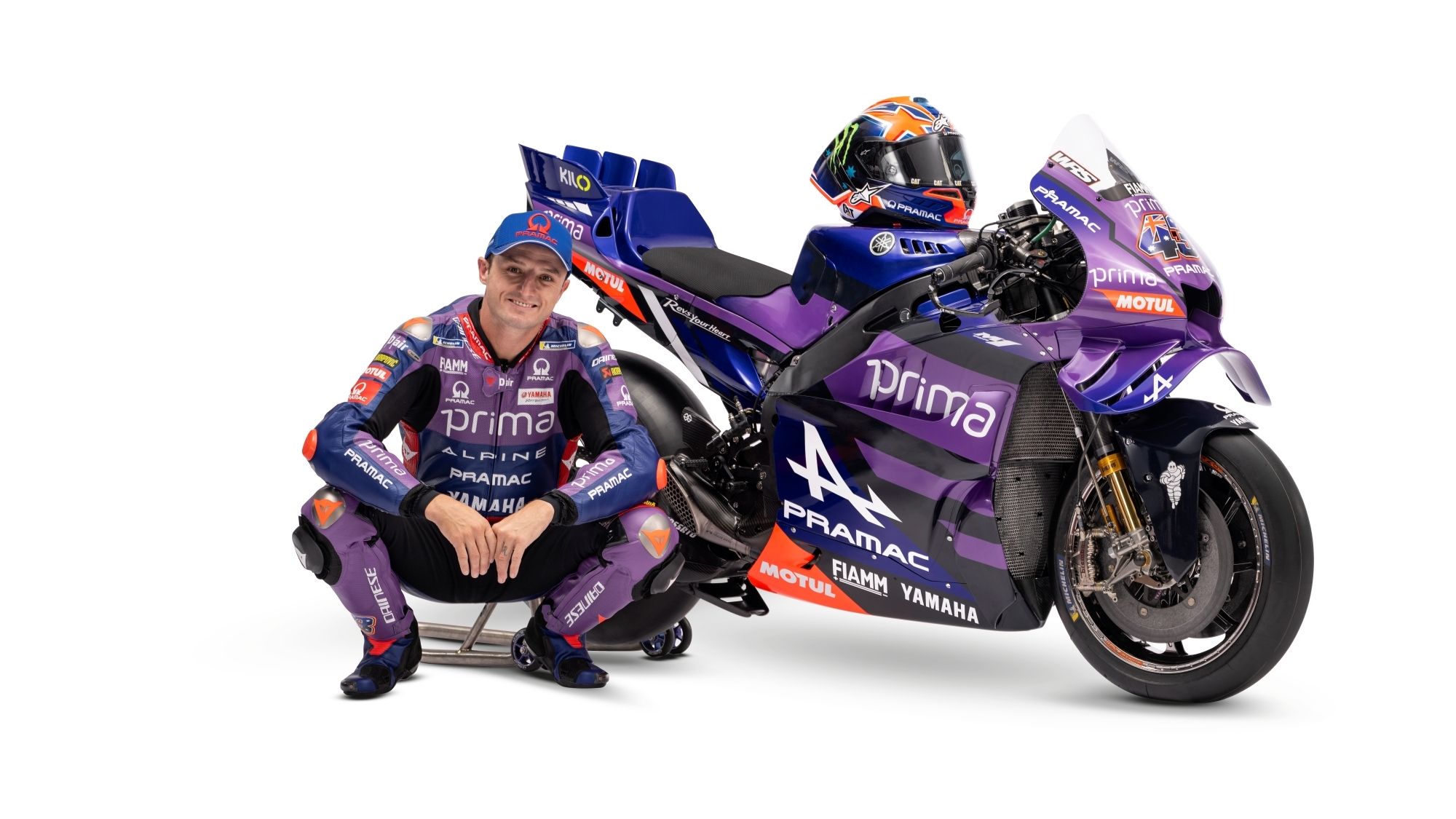 Yamaha YZR M1 Prima Pramac MotoGP 2025 Jack Miller Miguel Oliveira 27