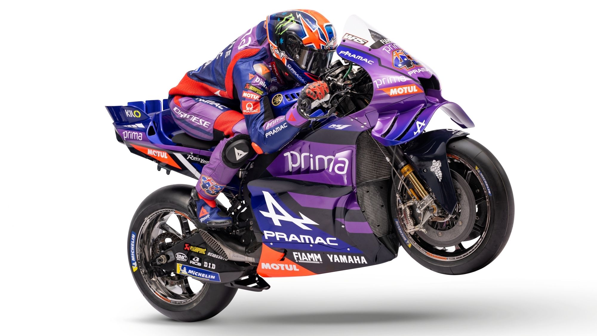 Yamaha YZR M1 Prima Pramac MotoGP 2025 Jack Miller Miguel Oliveira 32