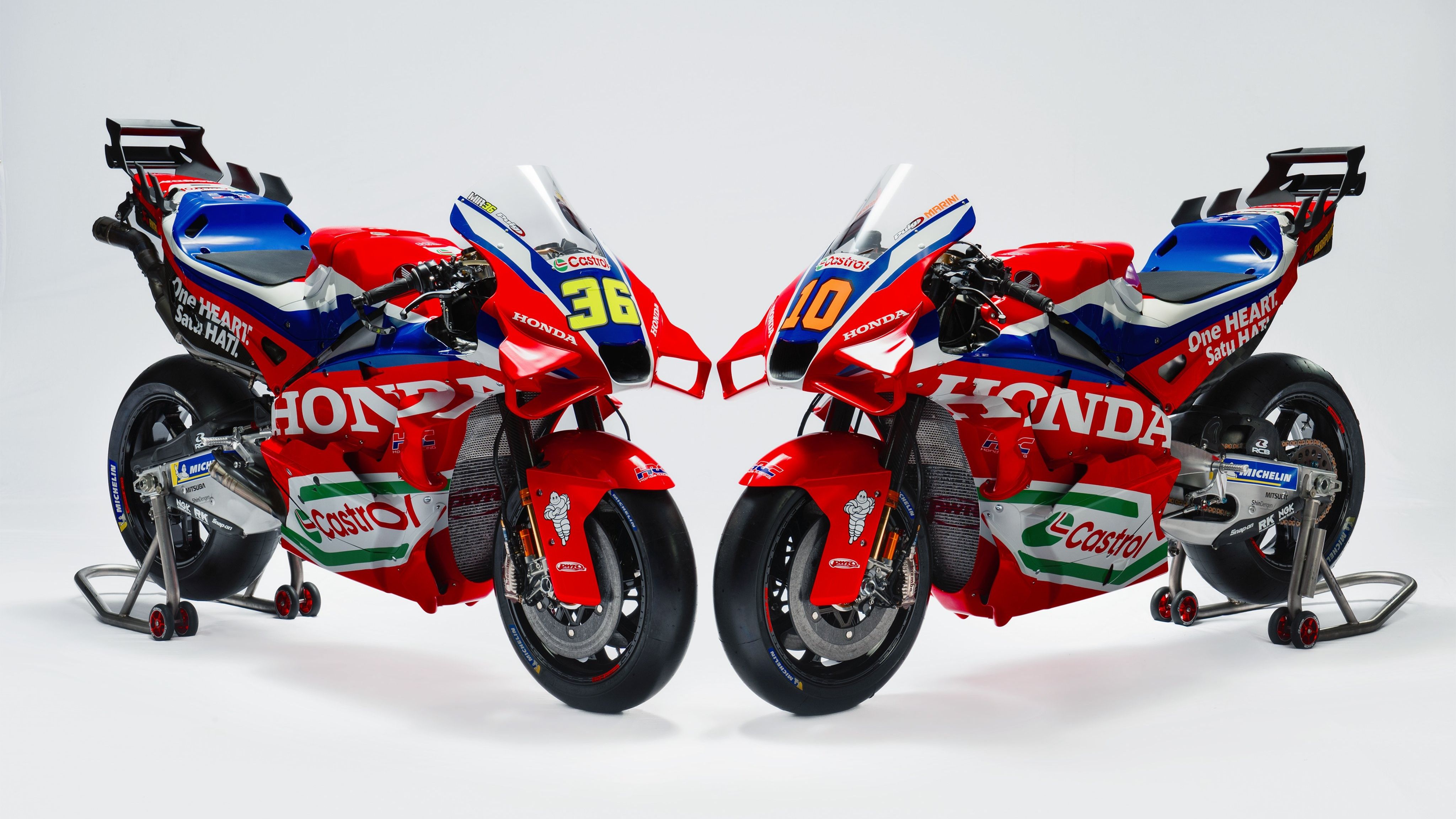 Honda RC213V HRC Castrol Team MotoGP 2025 Joan Mir Luca Marini 01