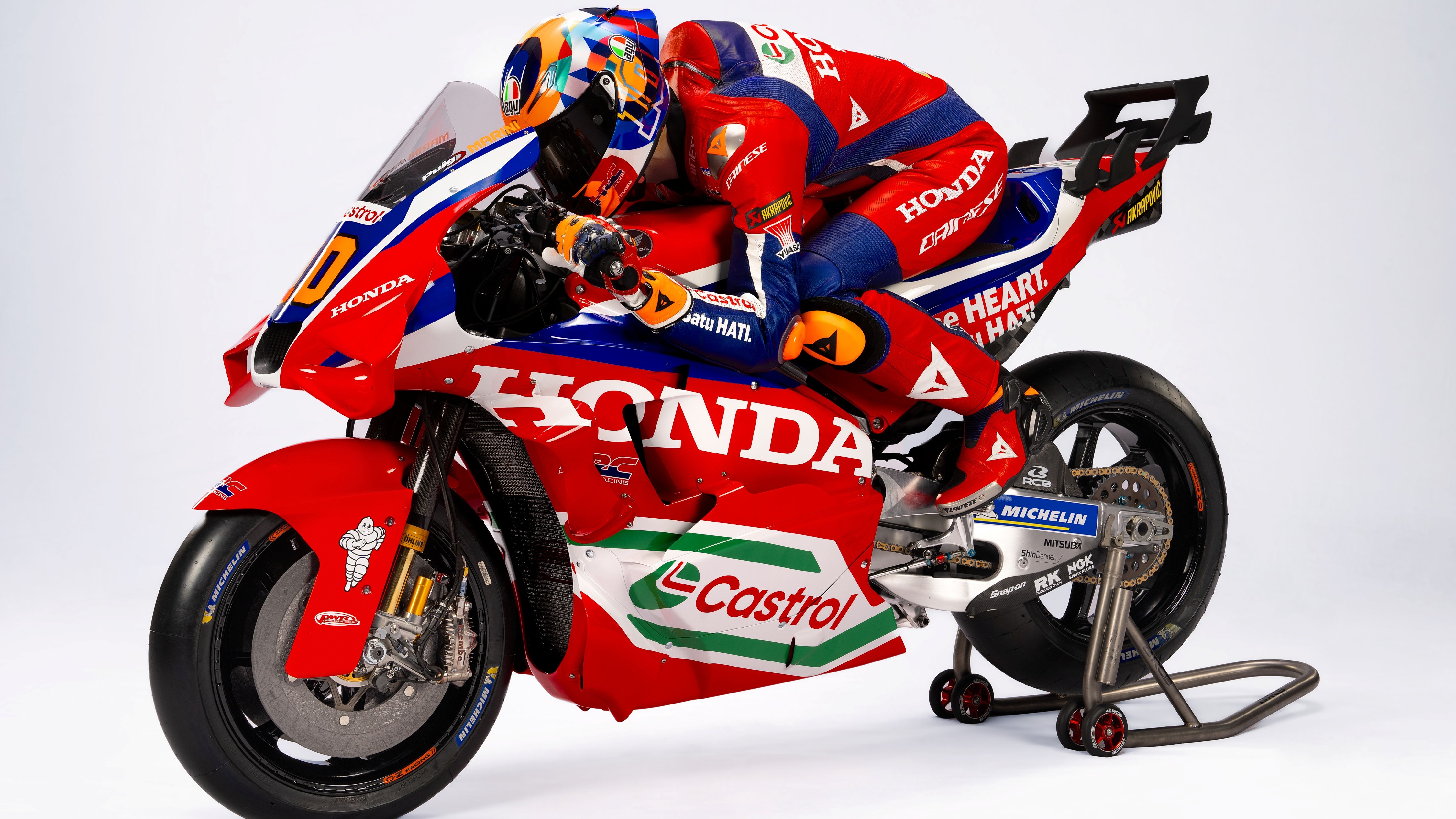Honda RC213V HRC Castrol Team MotoGP 2025 Joan Mir Luca Marini 14