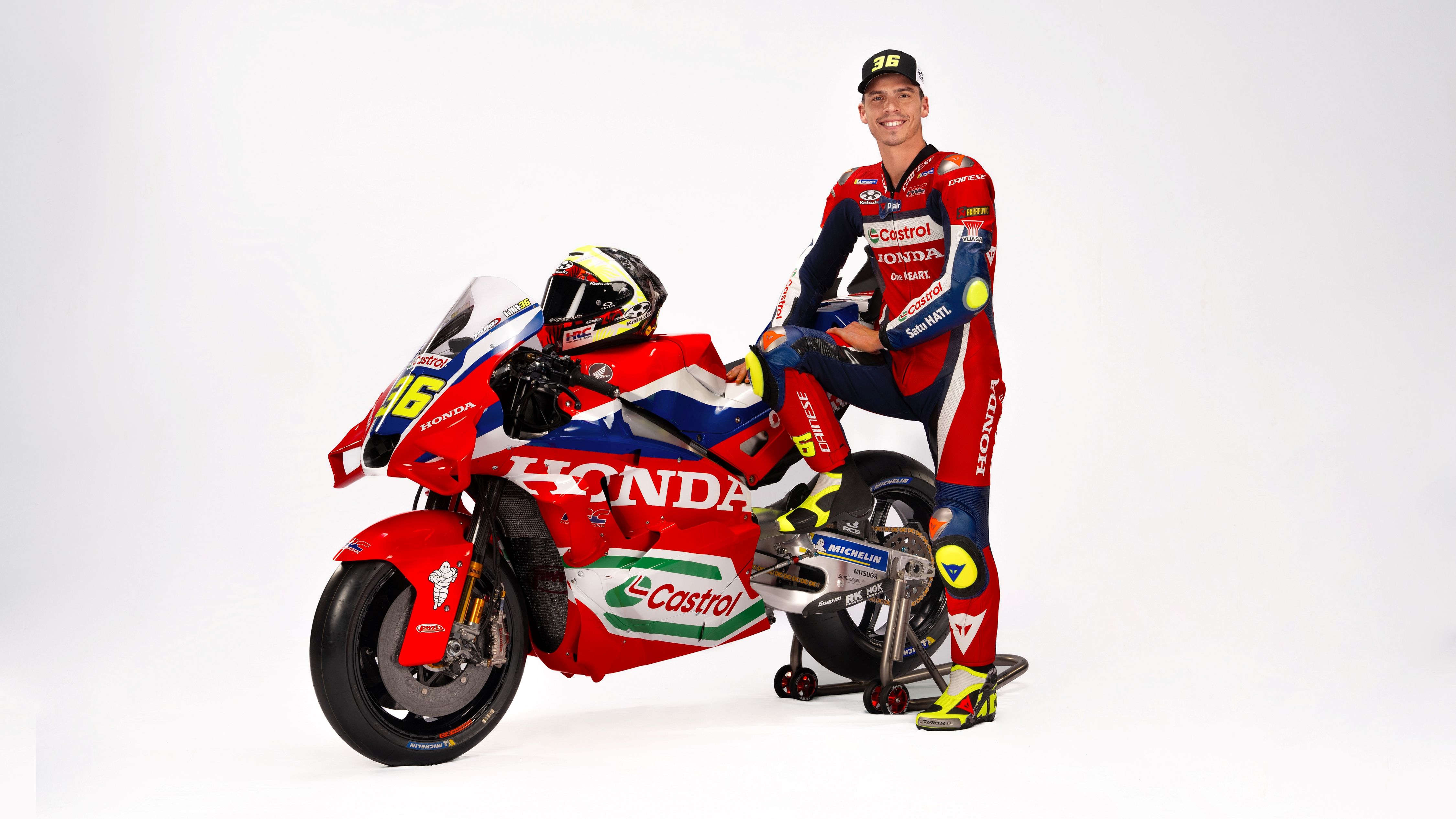 Honda RC213V HRC Castrol Team MotoGP 2025 Joan Mir Luca Marini 15
