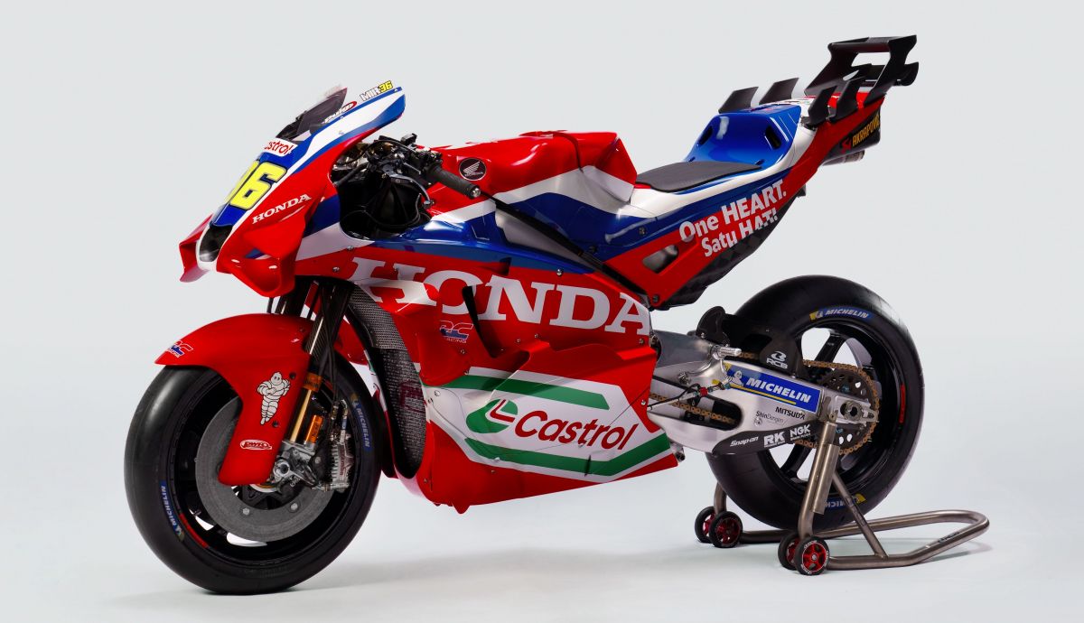 La RC213V del nuevo Honda HRC Castrol Team para MotoGP 2025