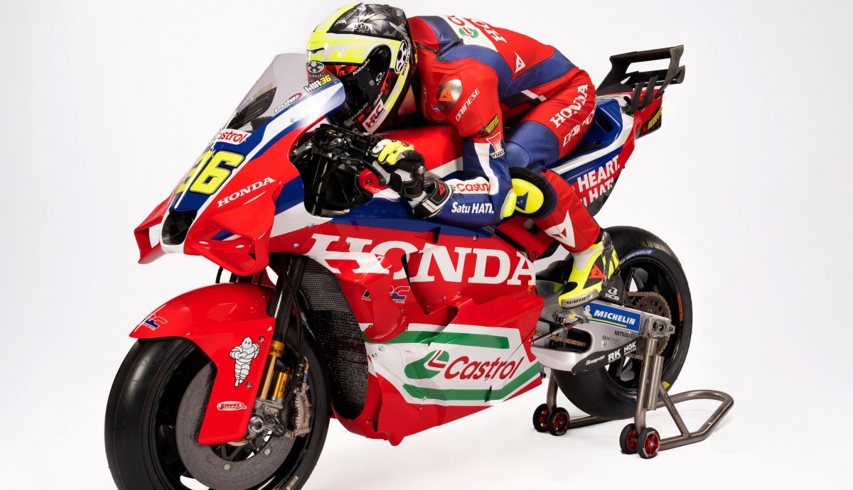 Joan Mir sobre la Honda RC213V del HRC Castrol para MotoGP 2025