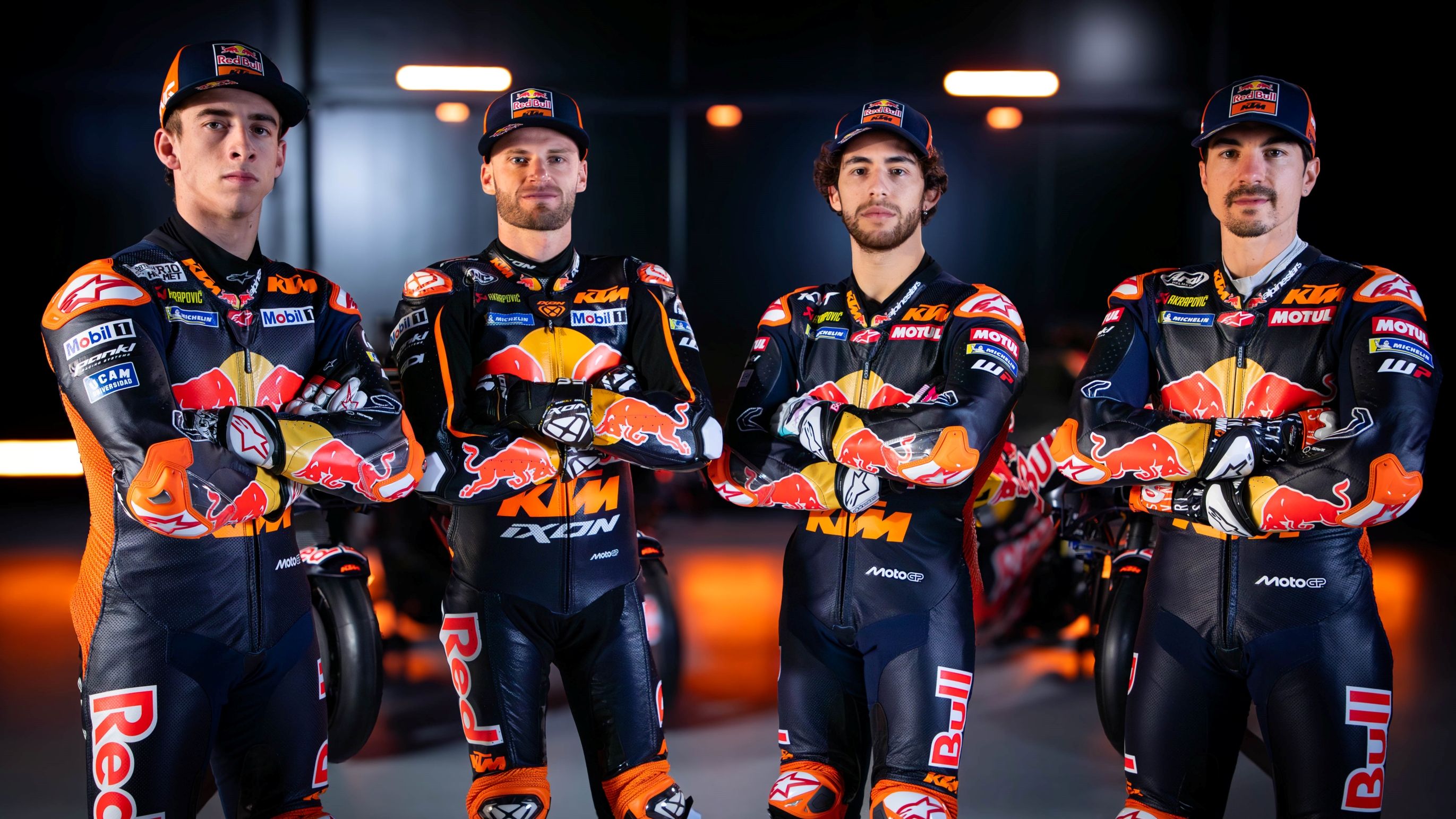 Pedro Acosta, Brad Binder, Enea Bastianini y Maverick Viñales, el cuarteto de lujo de KTM para MotoGP 2025