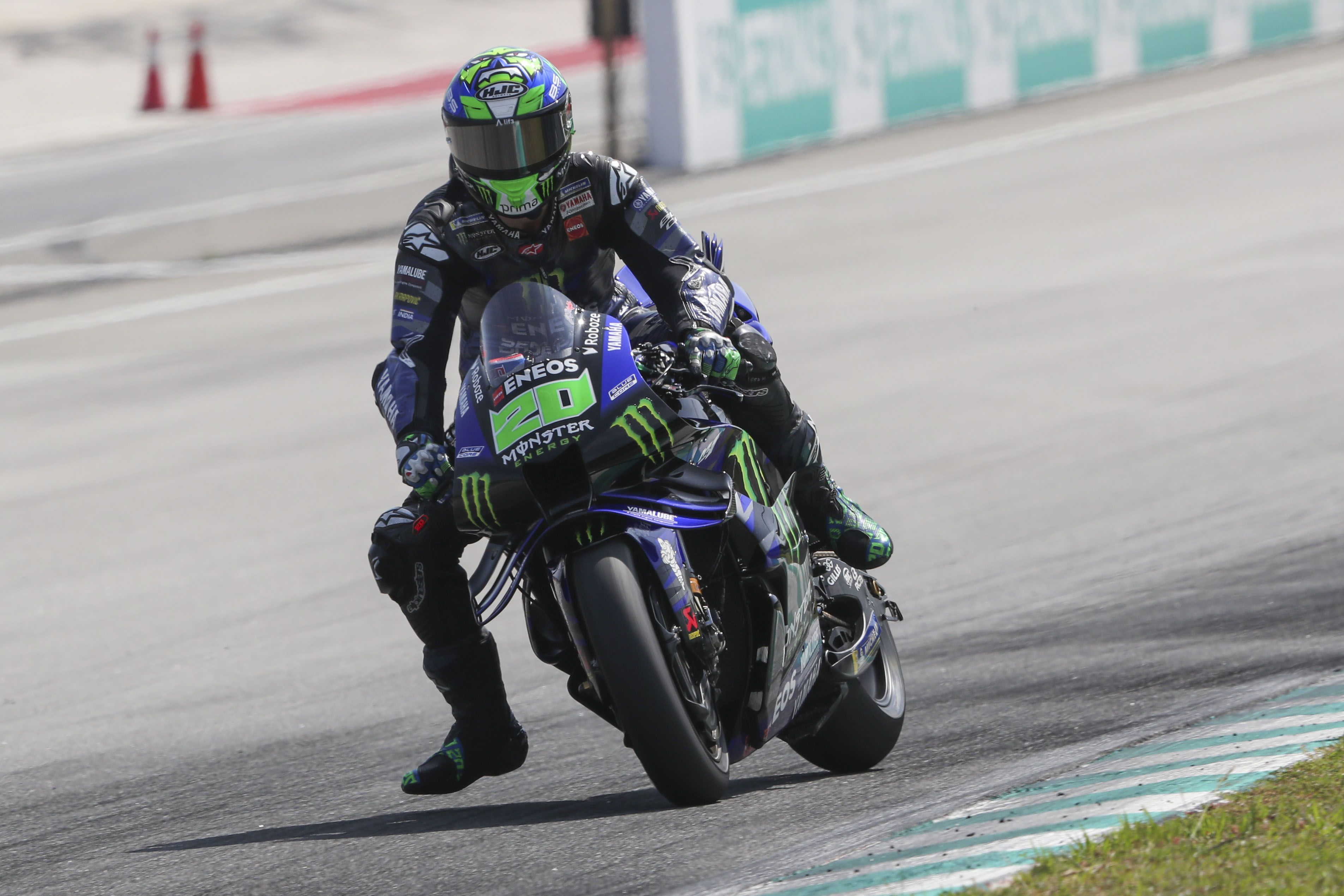 Fabio Quartararo 4, Monster Energy Yamaha, test Sepang MotoGP 2025