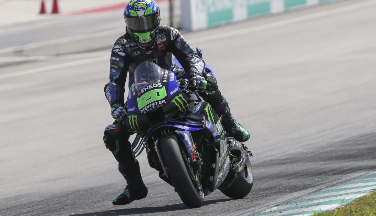 Fabio Quartararo 4, Monster Energy Yamaha, test Sepang MotoGP 2025