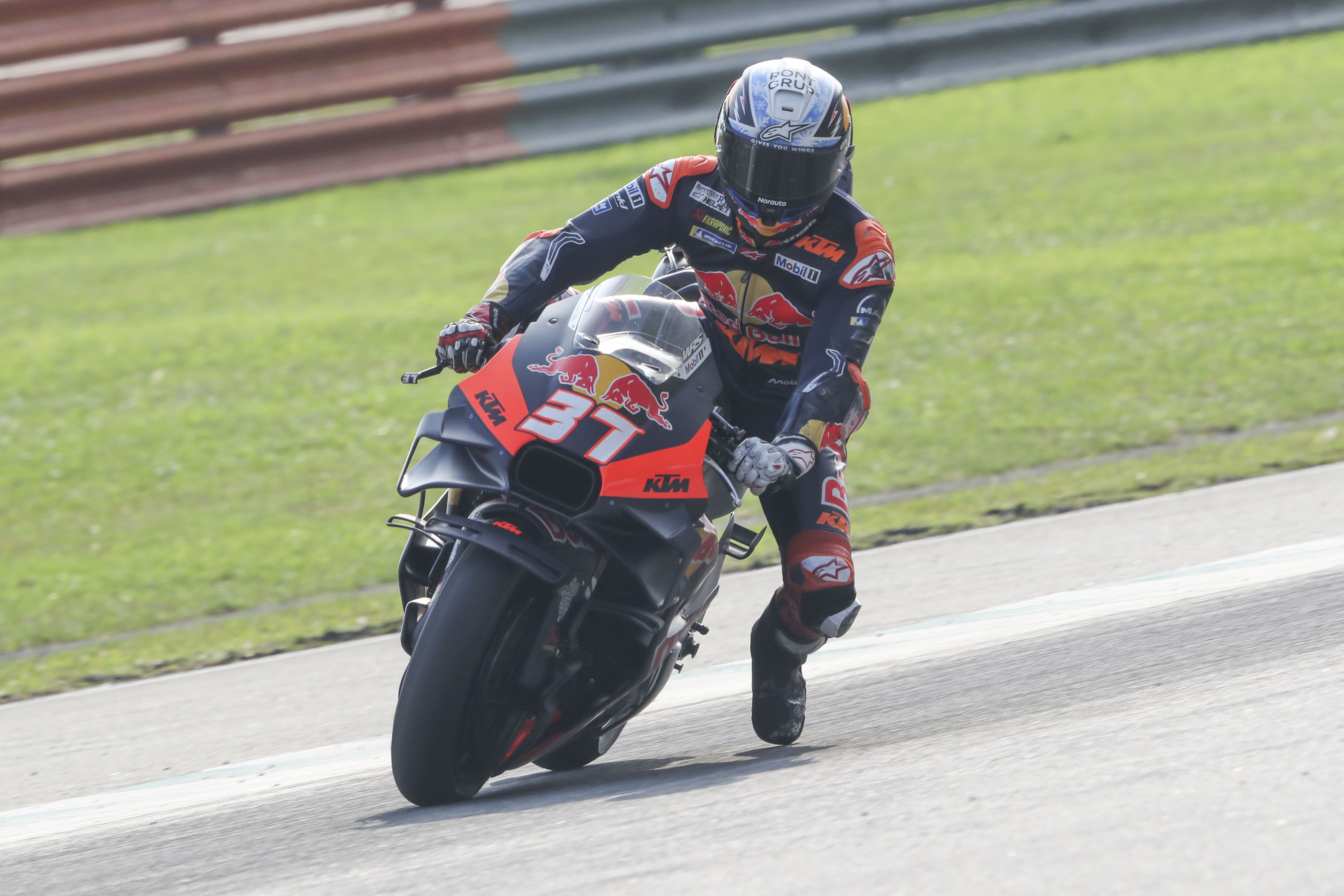 Pedro Acosta 4, Red Bull KTM Factory Racing, test Sepang MotoGP 2025